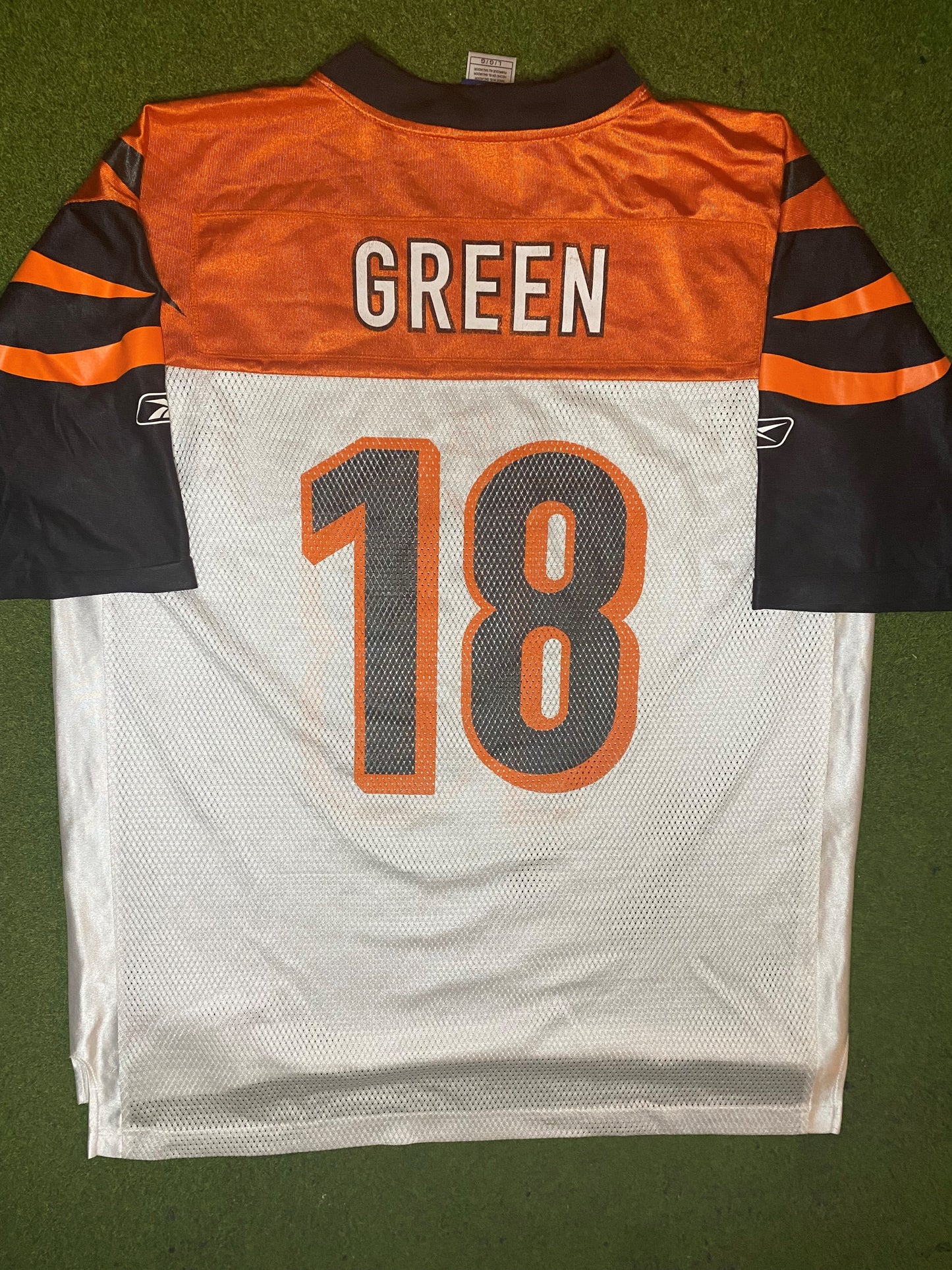 00s Cincinnati Bengals - AJ Green #18 - Reebok - Vintage NFL Jersey (Large) - Gametime Vintage