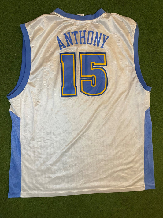 00s Denver Nuggets - Carmelo Anthony #15 - Reebok - Vintage NBA Jersey (2XL) - Gametime Vintage