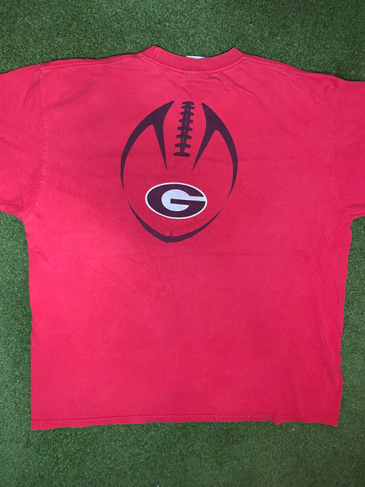 00s Georgia Bulldogs - Nike - Vintage College T-Shirt (XL) - Gametime Vintage