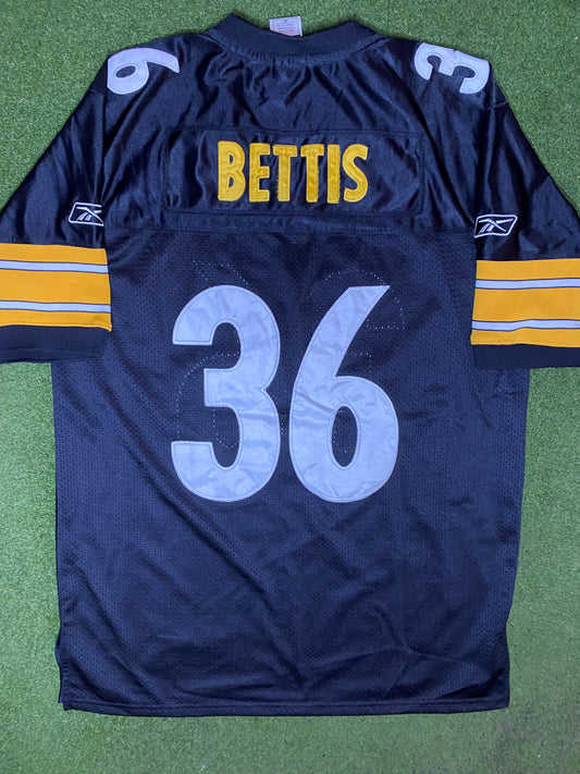 00s Pittsburgh Steelers - Jerome Bettis #36 - Reebok Stitched - Vintage NFL Jersey (48) - Gametime Vintage