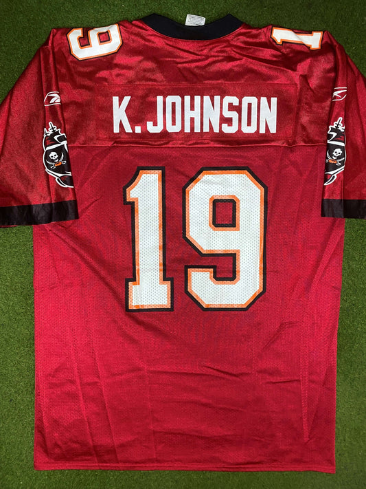 00s Tampa Bay Buccaneers - Keyshawn Johnson #19 - Reebok - Vintage NFL Jersey (Large) - Gametime Vintage