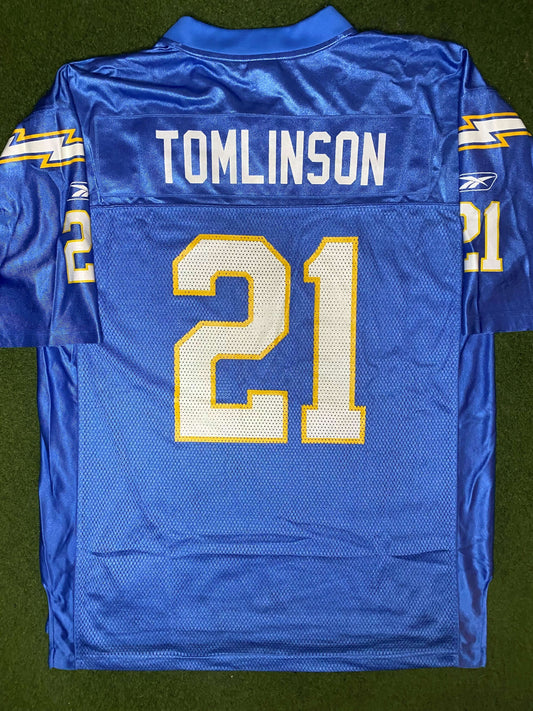 00s San Diego Chargers - Ladainian Tomlinson #21 - Reebok - Vintage NFL Jersey (Large) - Gametime Vintage
