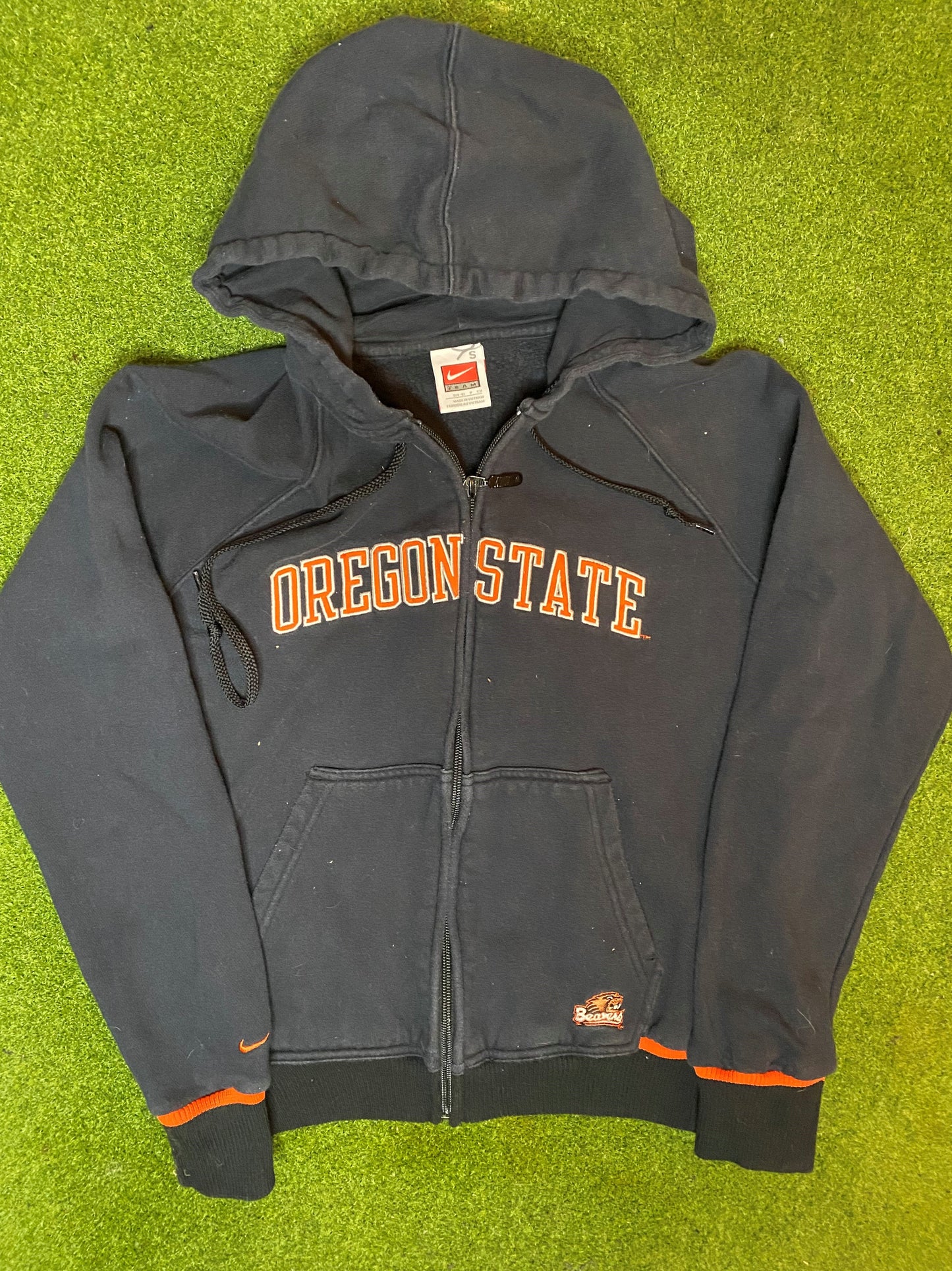 00s Oregon State Beavers - Nike - Vintage College Hoodie (Small) - Gametime Vintage