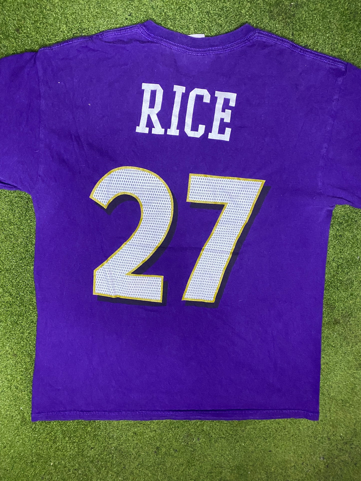 00s Baltimore Ravens - Ray Rice - Vintage NFL T-Shirt (Medium) - Gametime Vintage