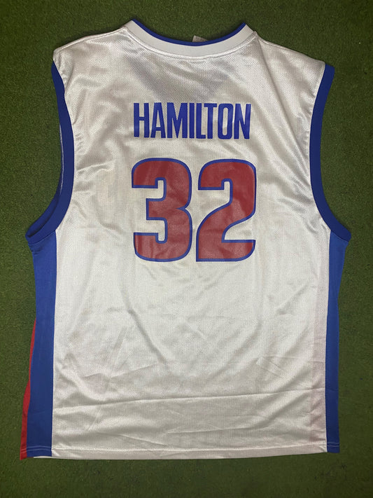 00s Detroit Pistons - Richard Hamilton #32 - Reebok - Vintage NBA Jersey (XL) - Gametime Vintage
