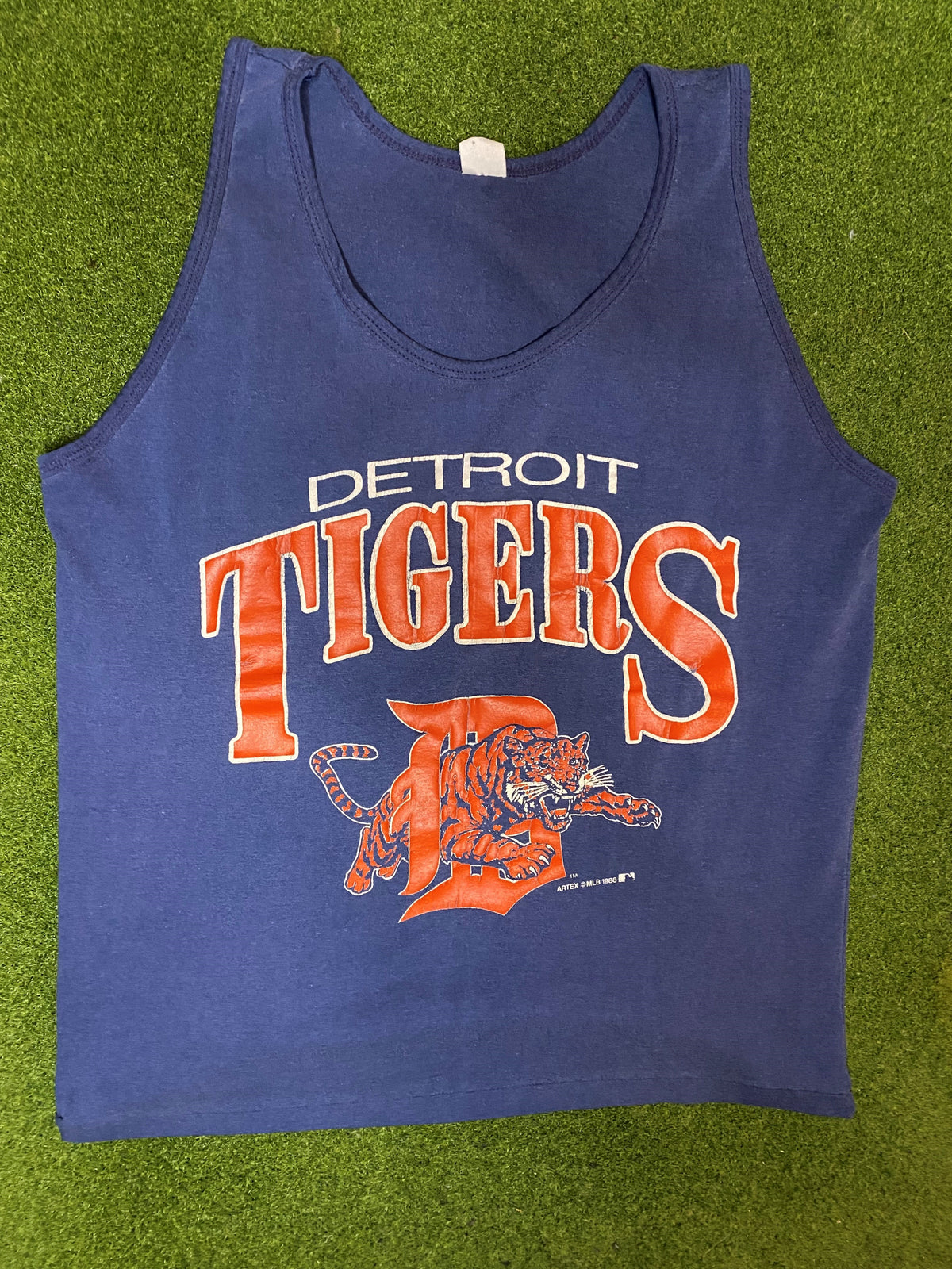 1988 Detroit Tigers - Vintage MLB Tank (Large) - Gametime Vintage