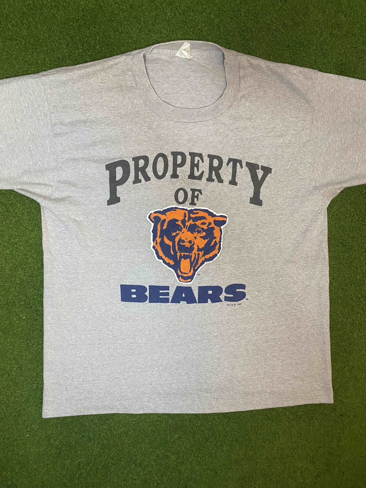 1989 Chicago Bears - Vintage NFL T-Shirt (XL) - Gametime Vintage