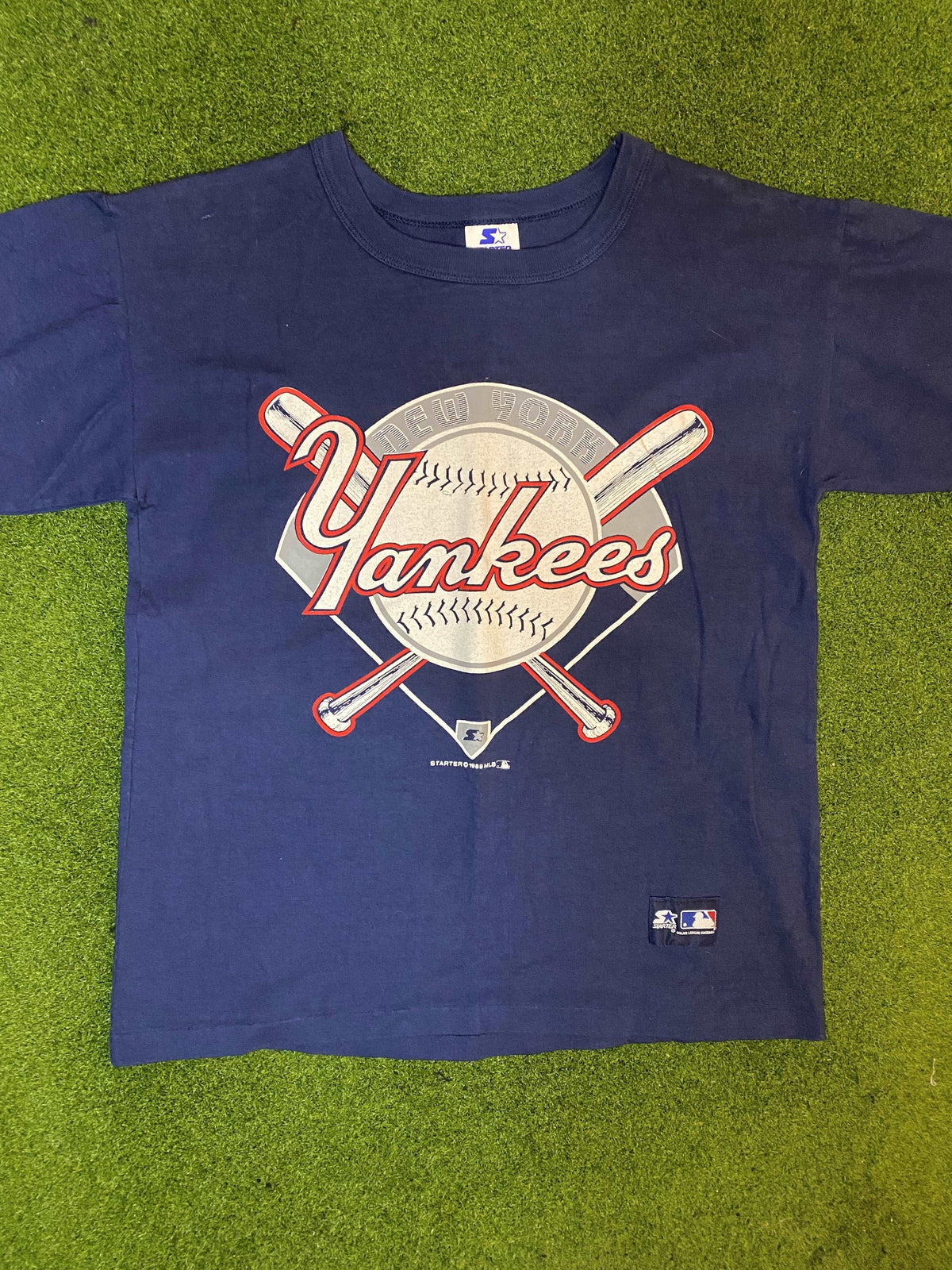 1989 New York Yankees - Vintage MLB T-Shirt (Medium) - Gametime Vintage