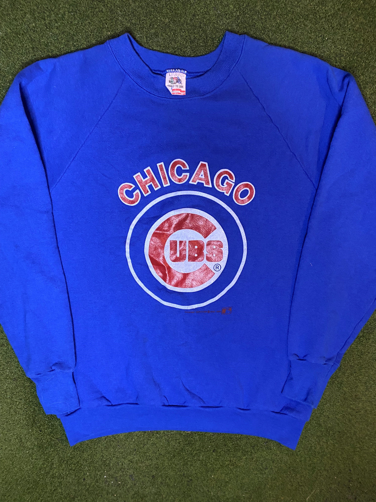 1990 Chicago Cubs - Vintage MLB Sweatshirt (Large) - Gametime Vintage