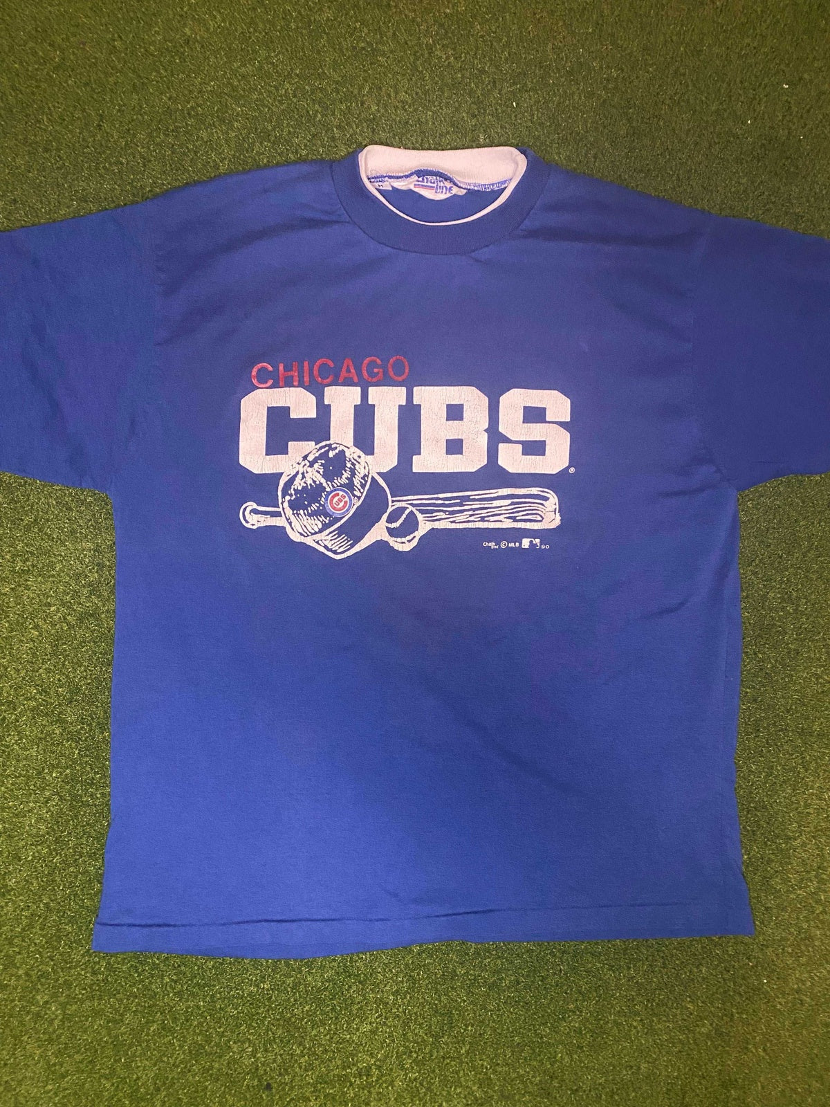 1990 Chicago Cubs - Vintage MLB Tee Shirt (Medium) - Gametime Vintage