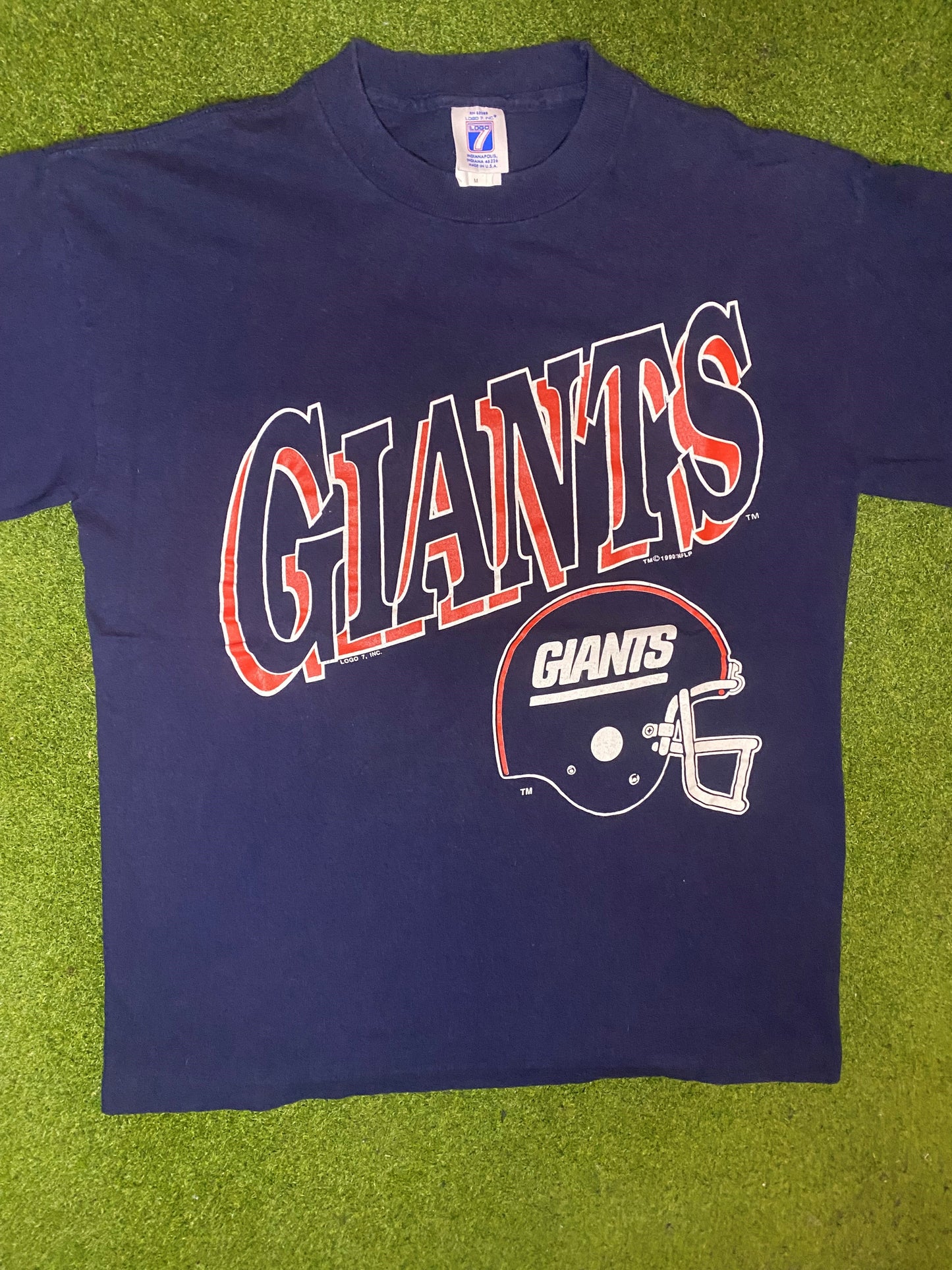 1990 New York Giants - Vintage NFL T-Shirt (Medium) - Gametime Vintage