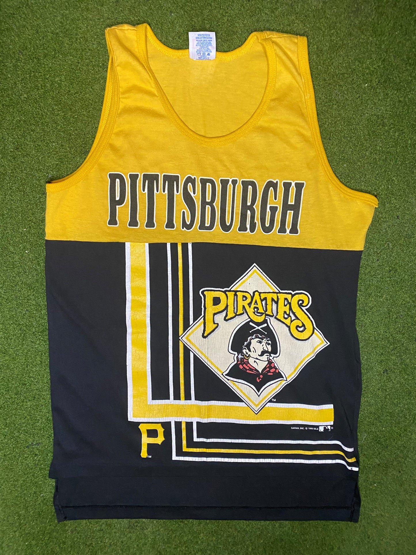 1990 Pittsburgh Pirates - Vintage MLB Tank (Small) - Gametime Vintage