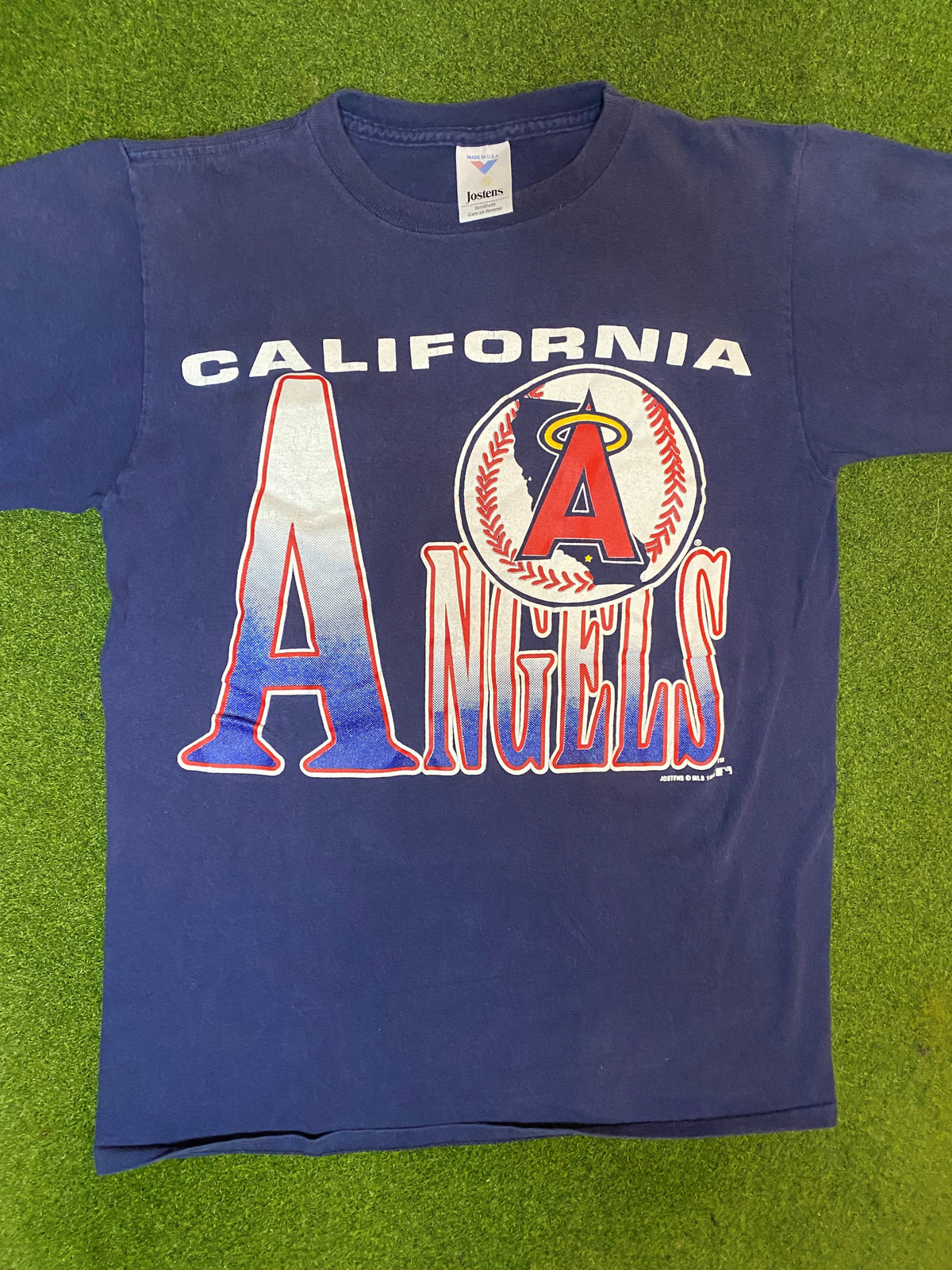 1991 California Angels - Vintage MLB T-Shirt (Medium) - Gametime Vintage