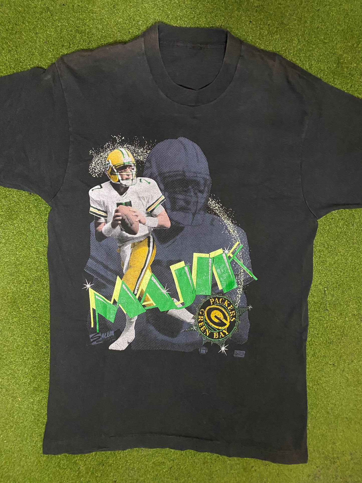 1991 Green Bay Packers - Don Majkowski - Vintage NFL Player T-Shirt (Large) - Gametime Vintage