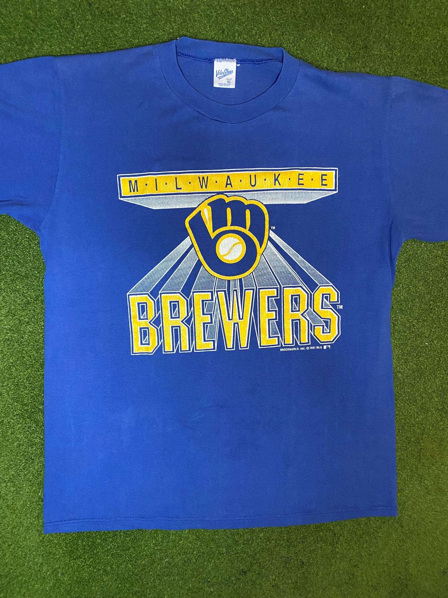 1991 Milwaukee Brewers - Vintage MLB T-Shirt (XL) - Gametime Vintage