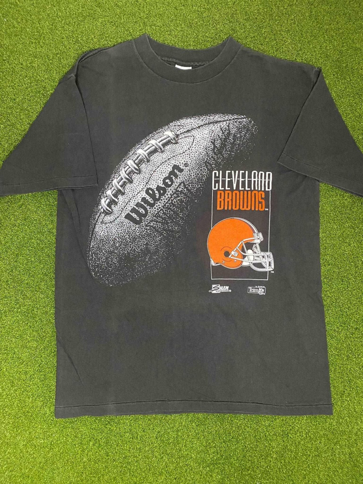 1992 Cleveland Browns - Vintage NFL Tee Shirt (Large) - Gametime Vintage