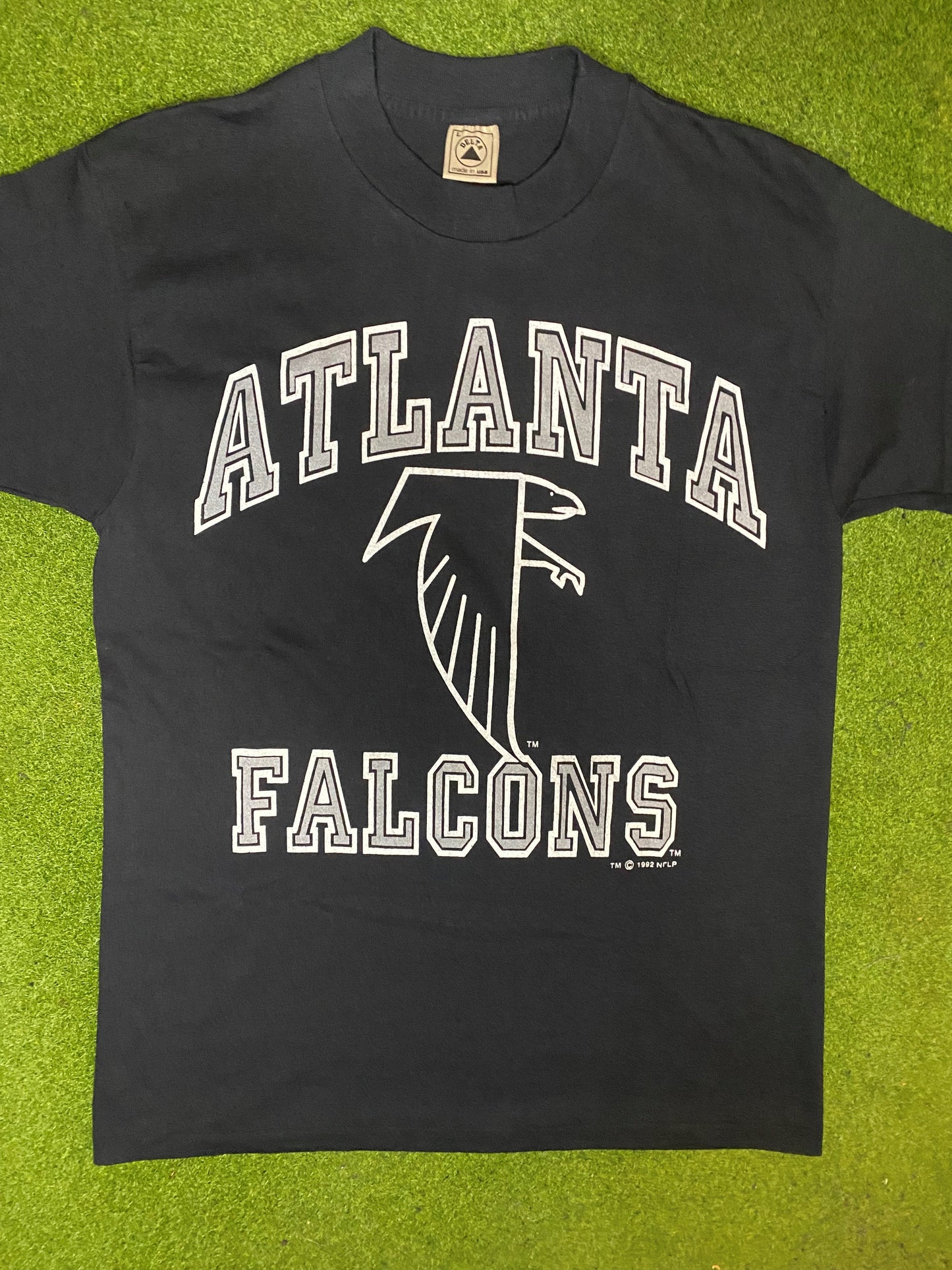 1992 Atlanta Falcons - Vintage NFL T-Shirt (Large) - Gametime Vintage