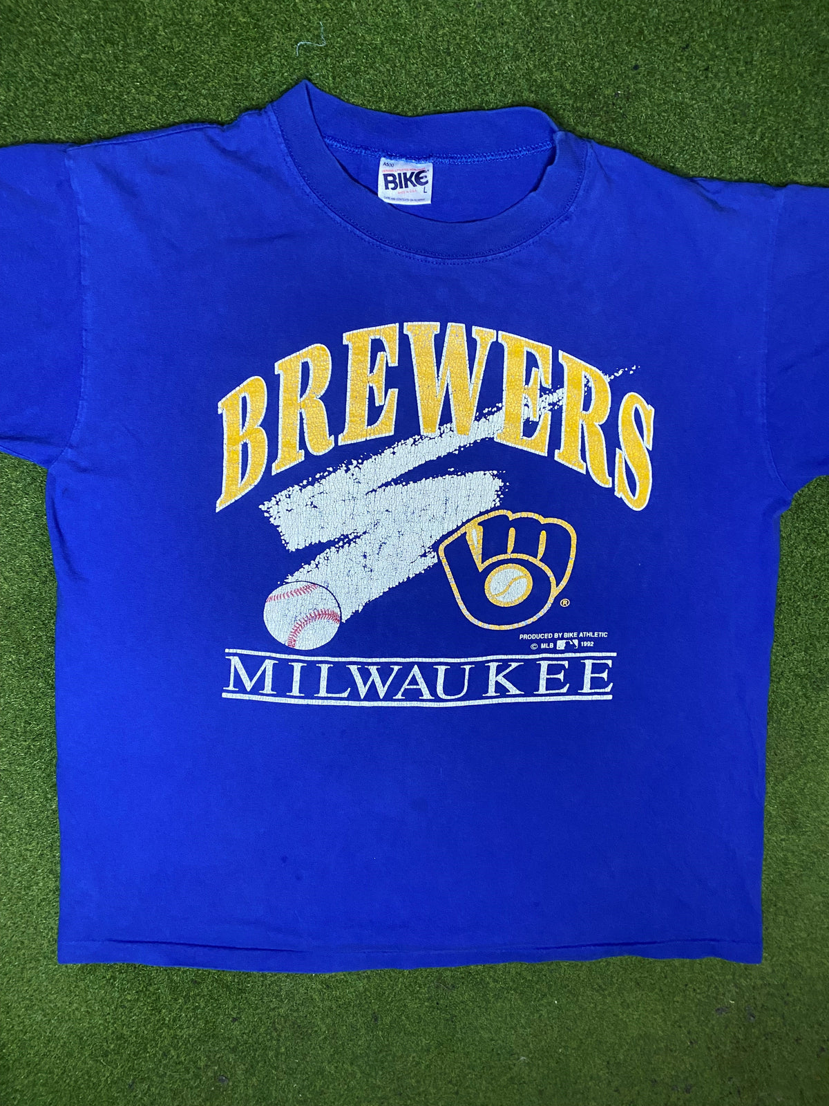 1992 Milwaukee Brewers - Vintage MLB T-Shirt (Large) - Gametime Vintage