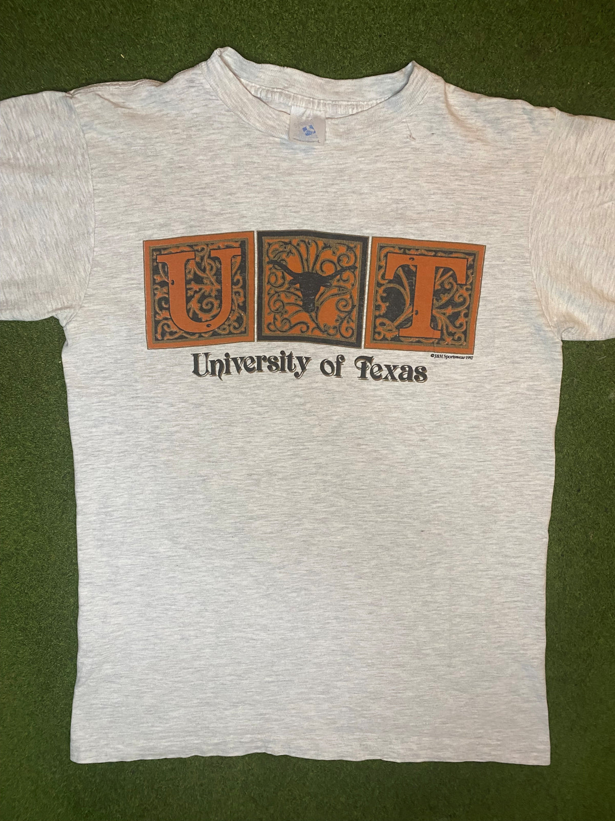 1992 Texas Longhorns - Vintage University Tee (Large) - Gametime Vintage