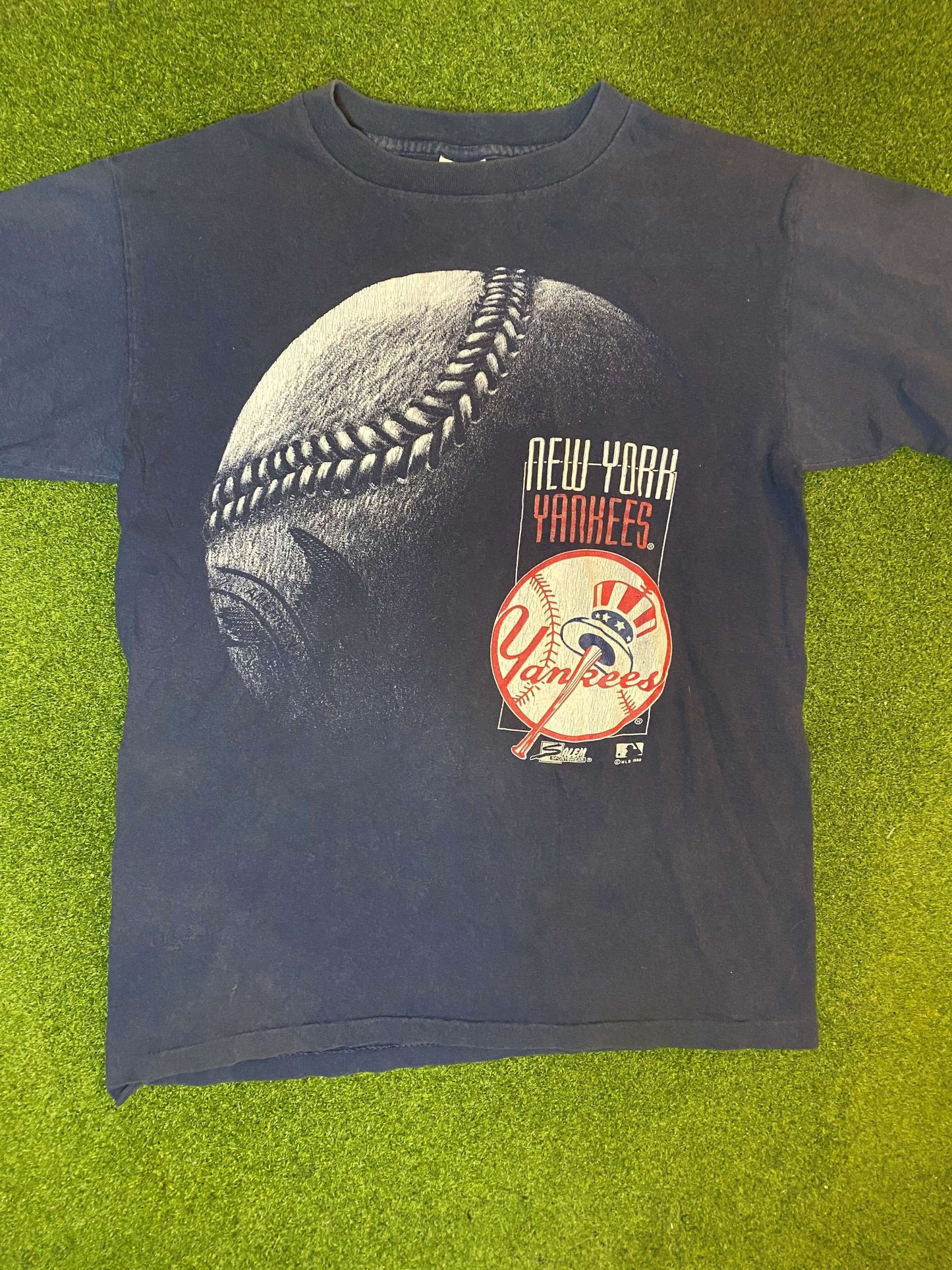 1992 New York Yankees - Vintage MLB T-Shirt (Large) - Gametime Vintage