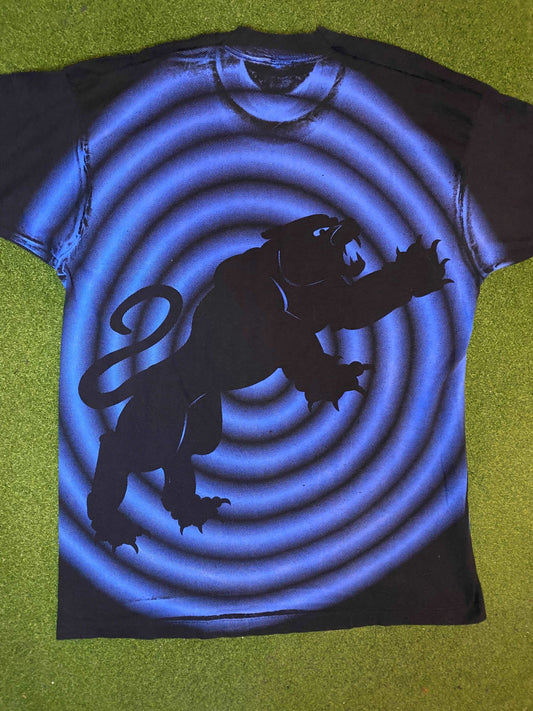 1993 Carolina Panthers - Print All Over - Vintage NFL T-Shirt (XL) - Gametime Vintage