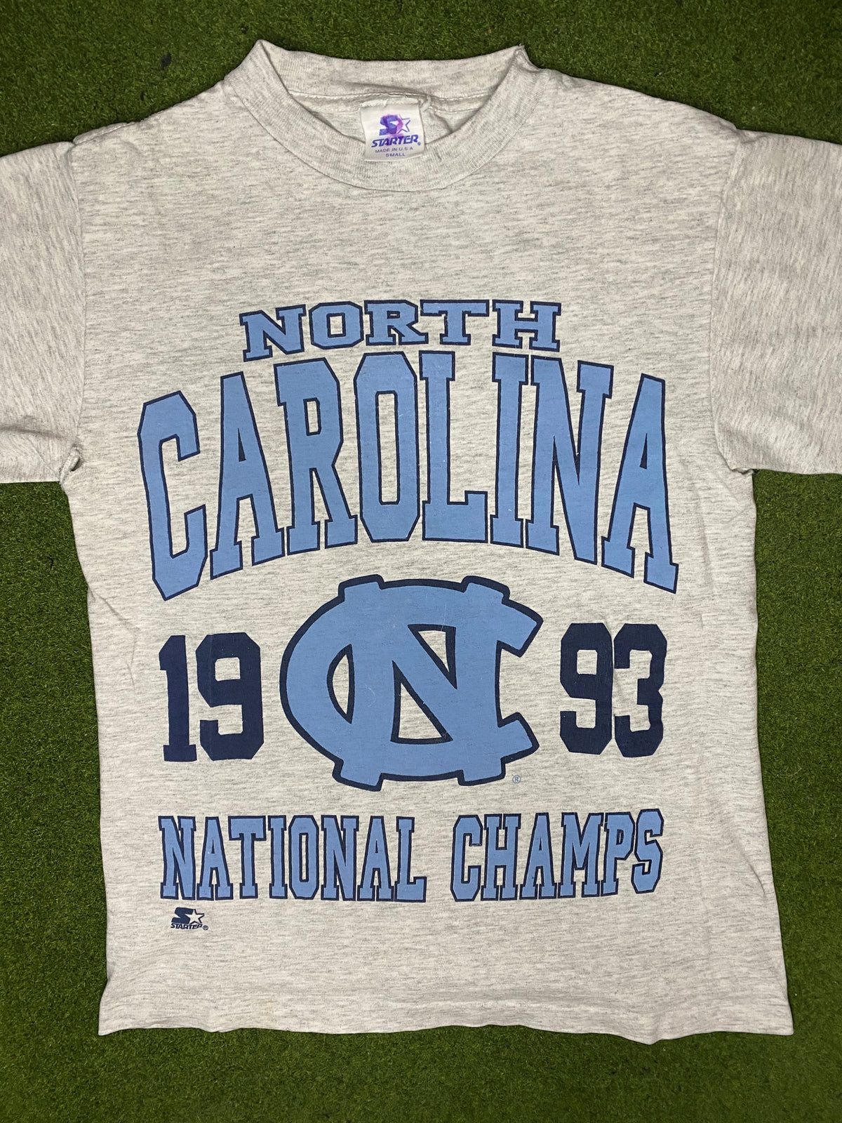 1993 North Carolina Tar Heels - National Champs - Vintage College Tee (Small) - Gametime Vintage