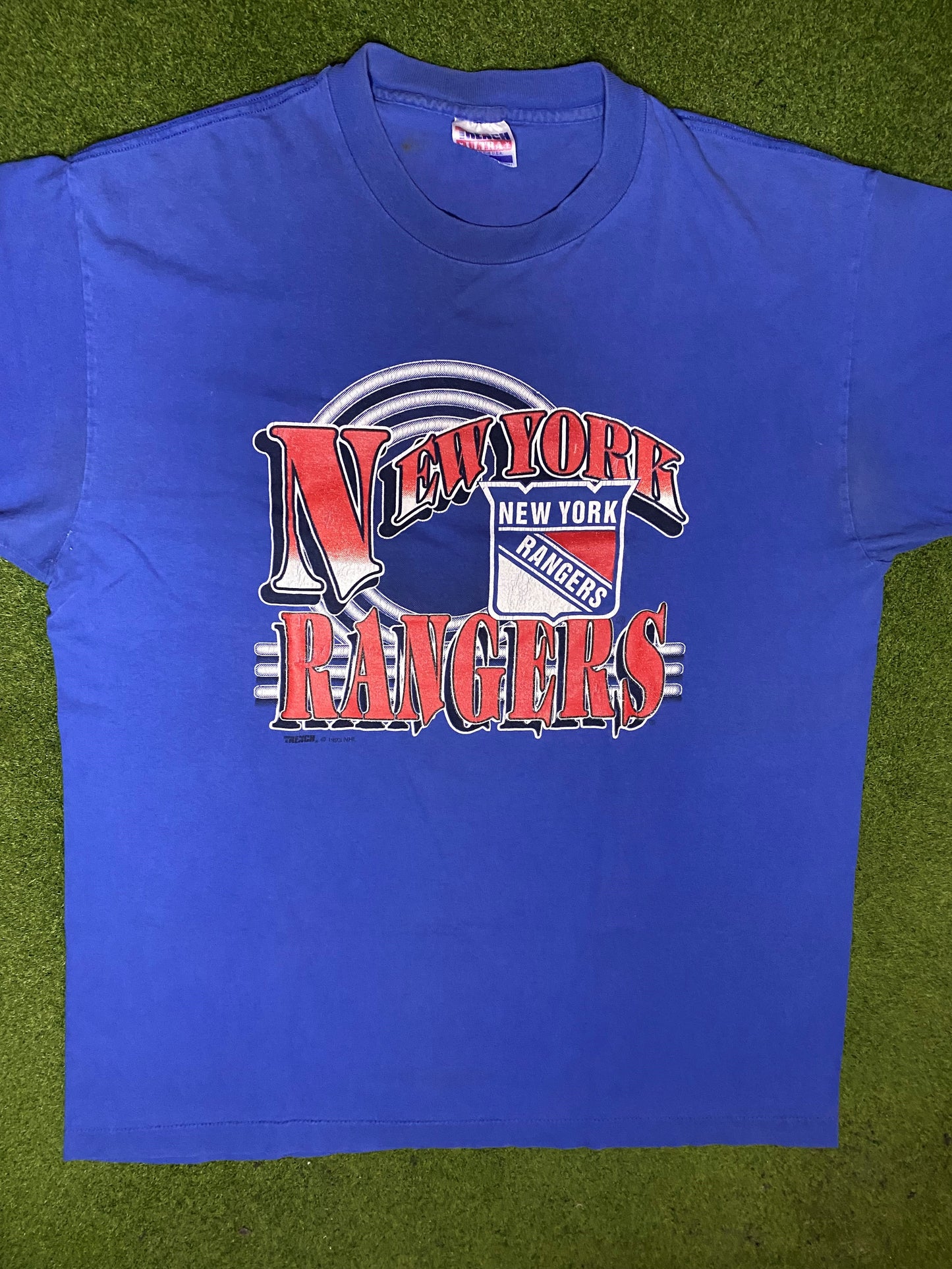 1993 New York Rangers - Vintage NHL T-Shirt (XL) - Gametime Vintage