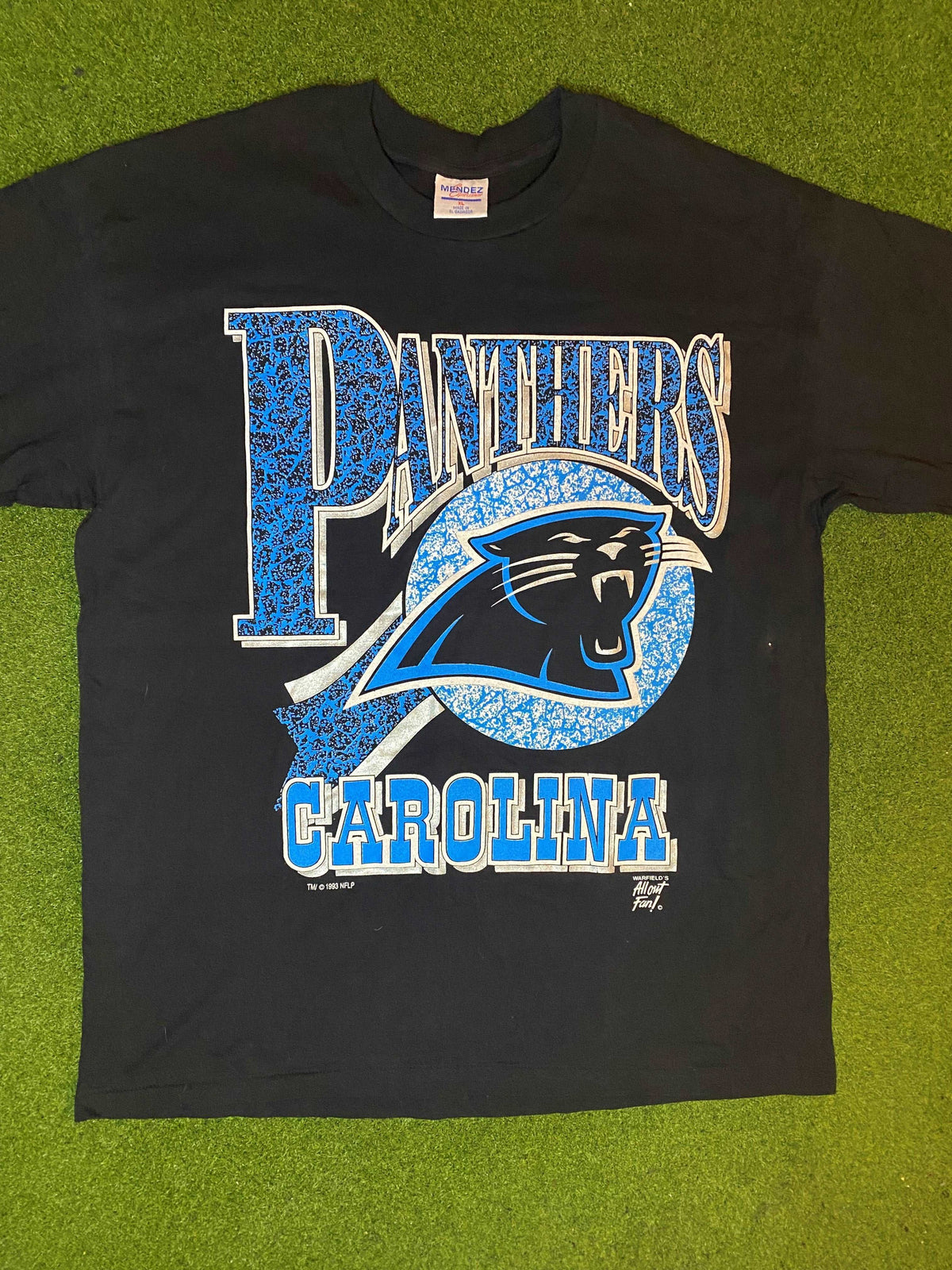 1993 Carolina Panthers - Vintage NFL T-Shirt (XL) - Gametime Vintage