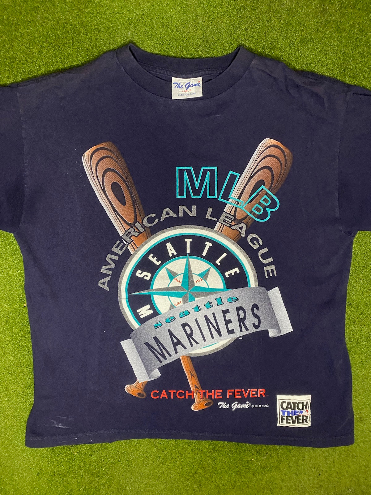 1993 Seattle Mariners - Vintage MLB Tee (Large) - Gametime Vintage