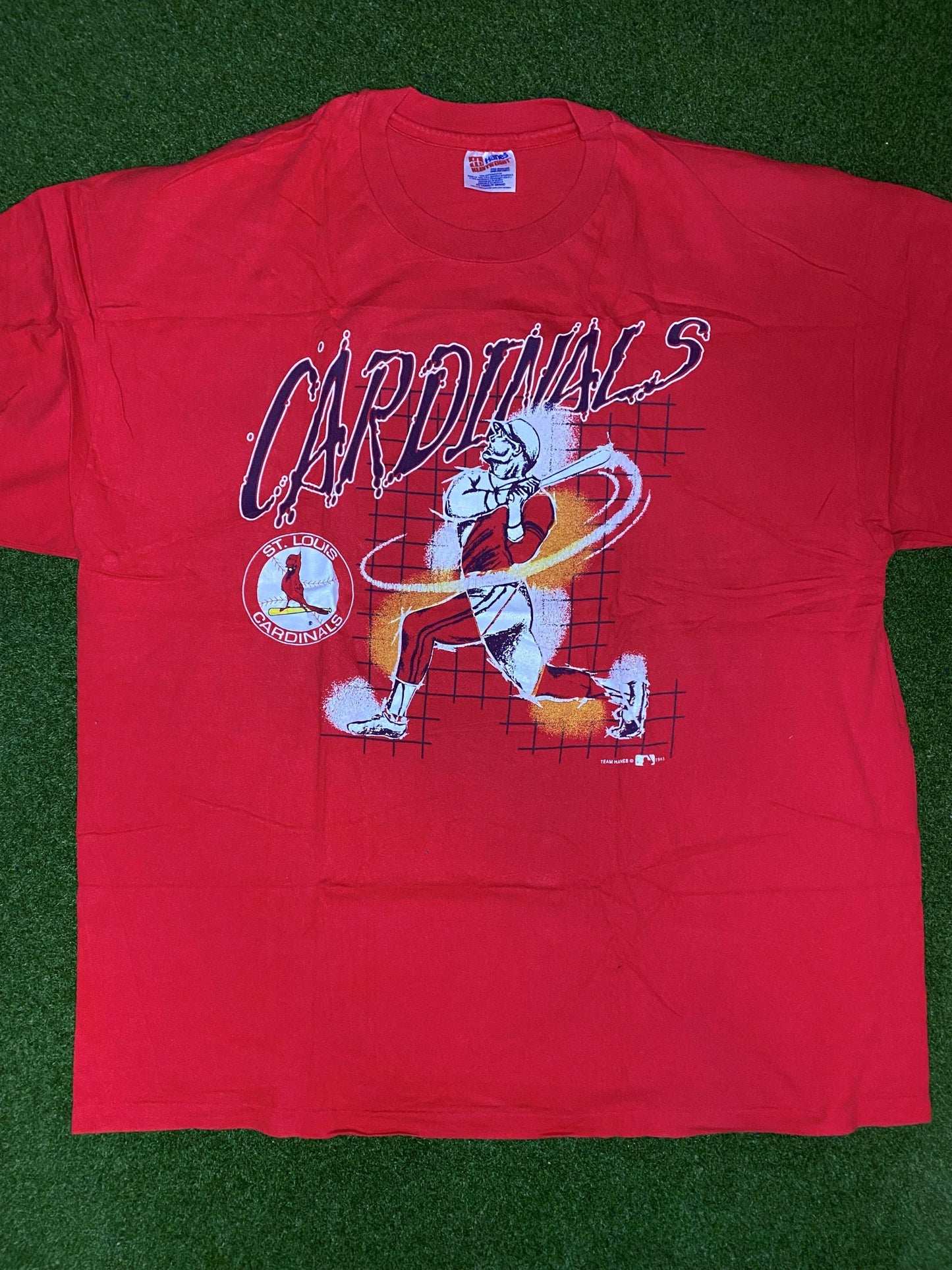 1993 St. Louis Cardinals - Vintage MLB Tee Shirt (2XL) - Gametime Vintage