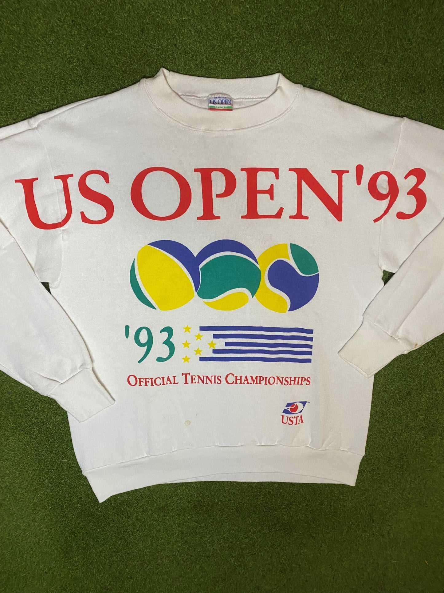 1993 US Open - Tennis Championships - Vintage Tennis Sweatshirt (Medium) - Gametime Vintage