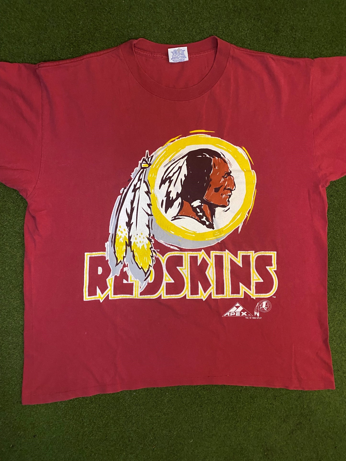 1993 Washington Redskins - Vintage NFL T-Shirt (XL) - Gametime Vintage