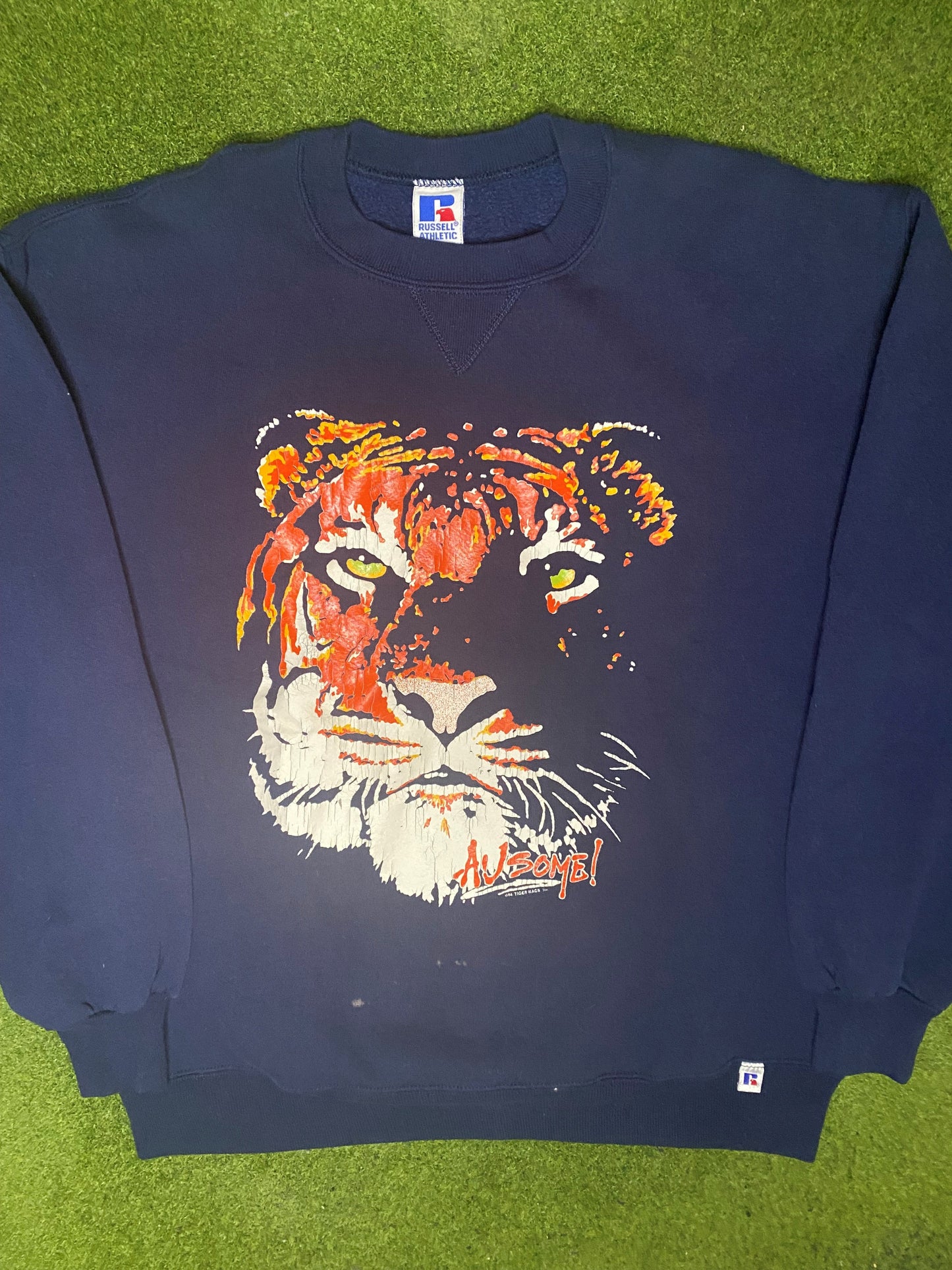 1994 Auburn Tigers - Vintage College Sweatshirt (Large) - Gametime Vintage