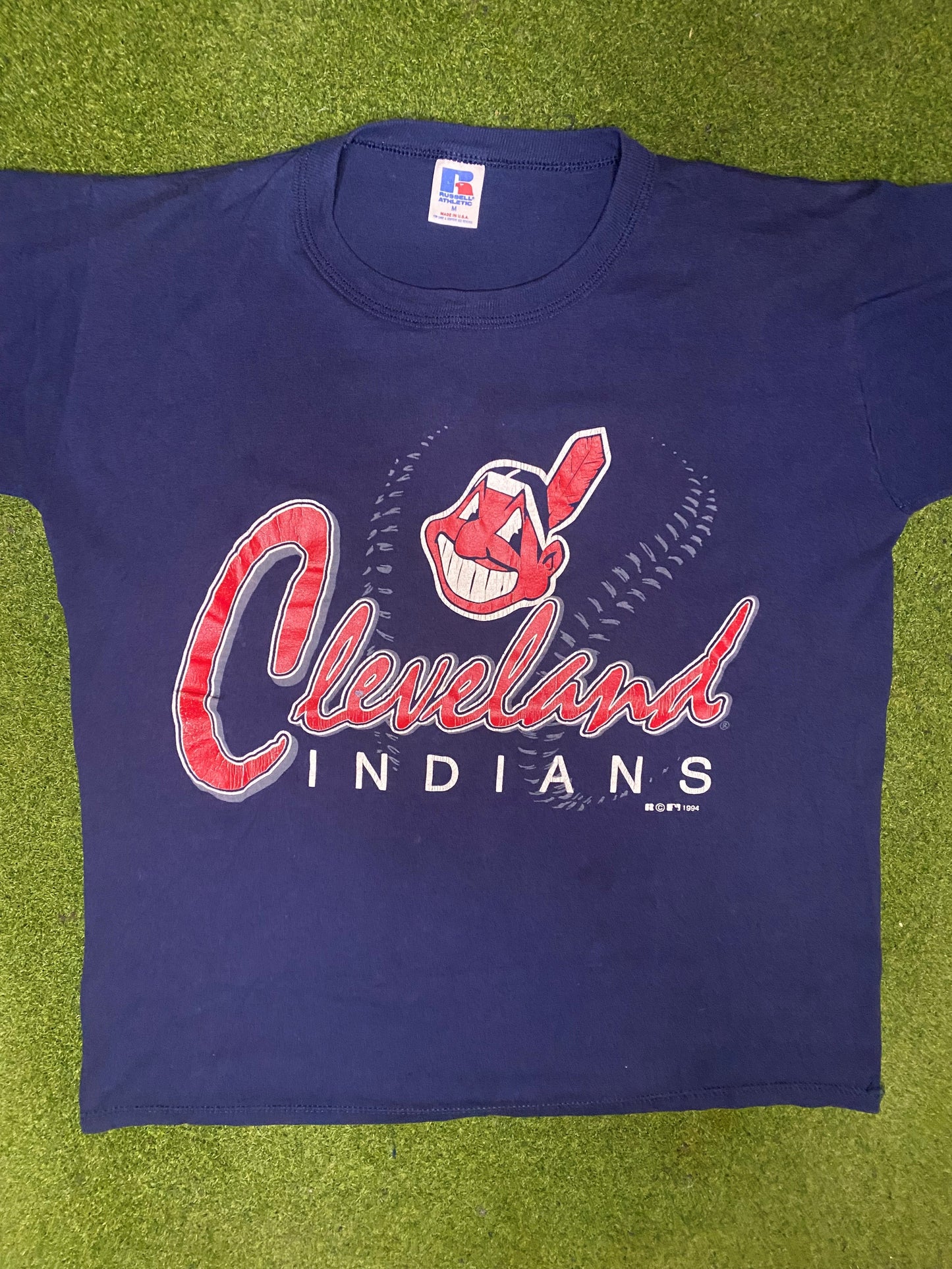 1994 Cleveland Indians - Vintage MLB T-Shirt (Medium) - Gametime Vintage