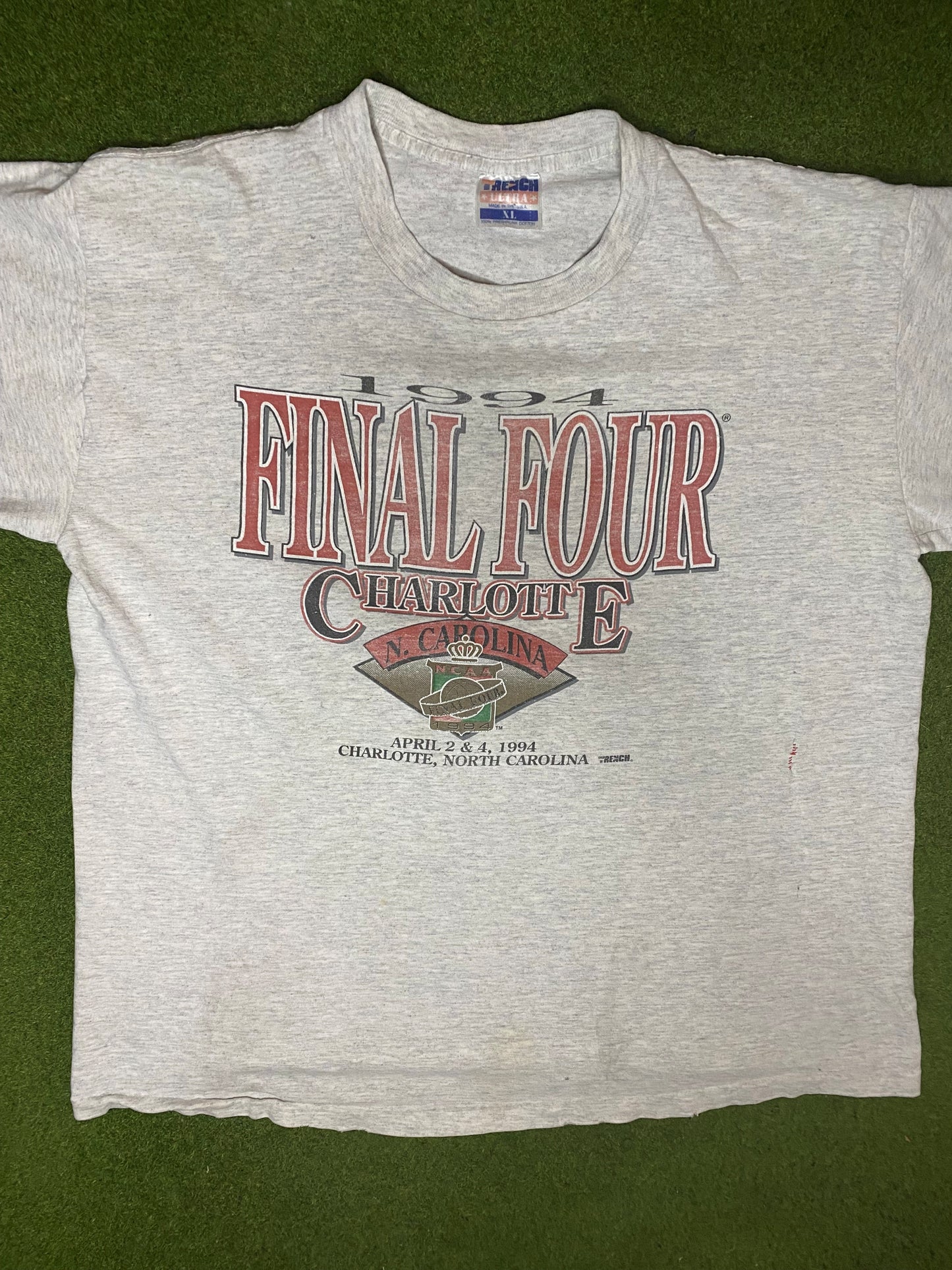 1994 Final Four - Charlotte, North Carolina - Vintage College Tee (XL) - Gametime Vintage