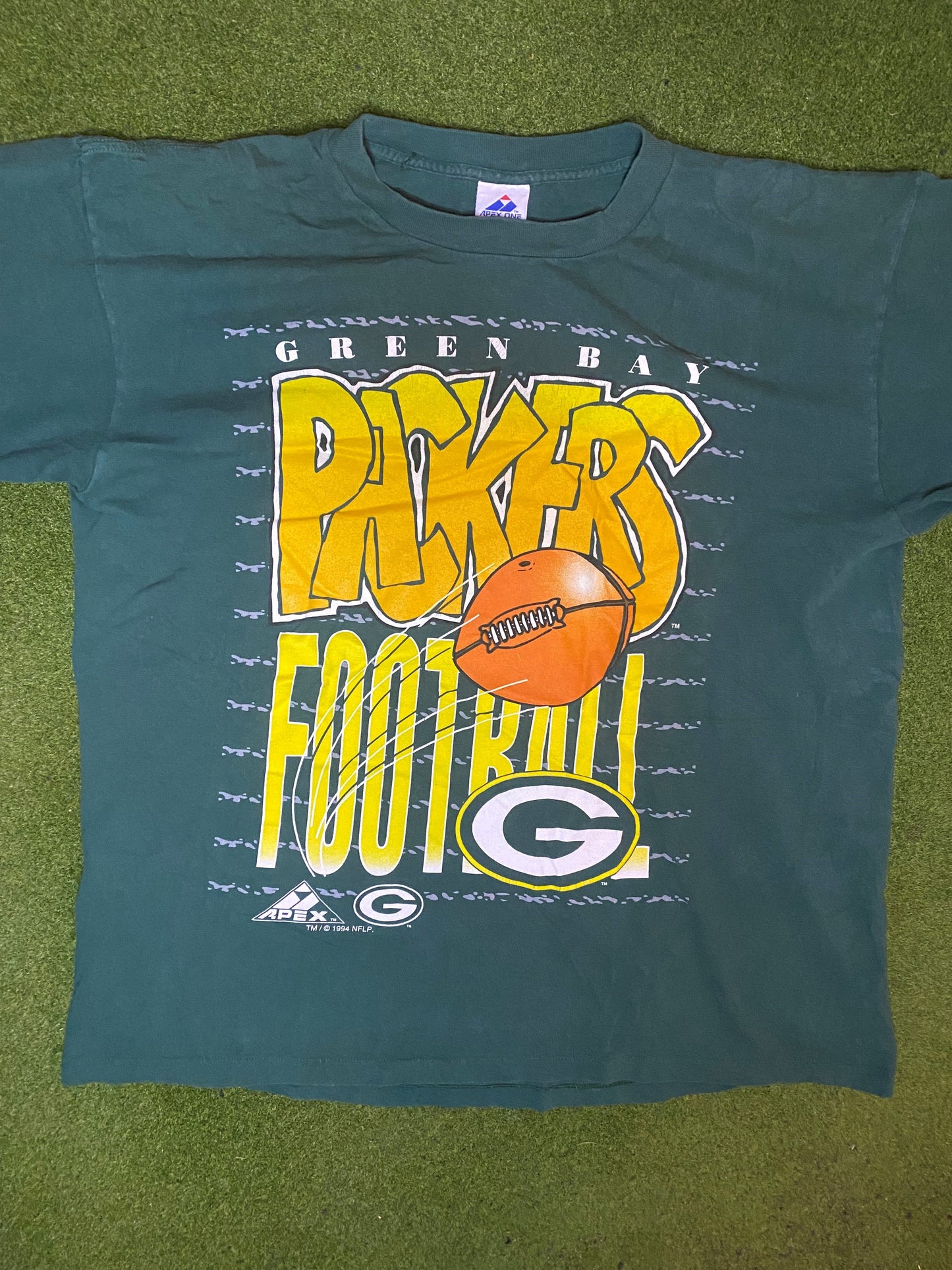 1994 Green Bay Packers - Vintage NFL T-Shirt (XL) - Gametime Vintage