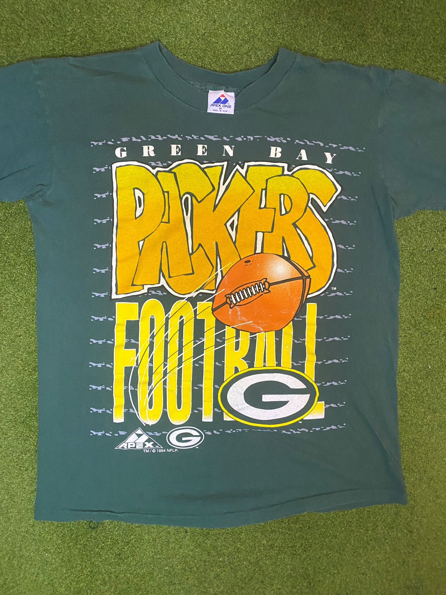 1994 Green Bay Packers - Vintage NFL T-Shirt (Medium) - Gametime Vintage