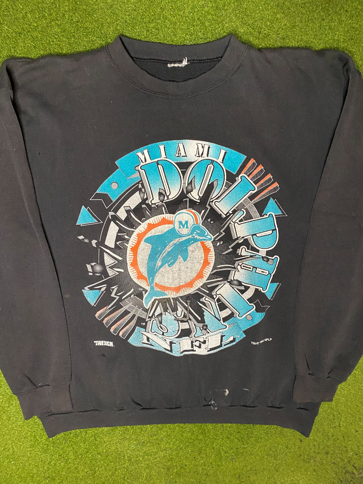 1994 Miami Dolphins - Vintage NFL Sweatshirt (XL) - Gametime Vintage