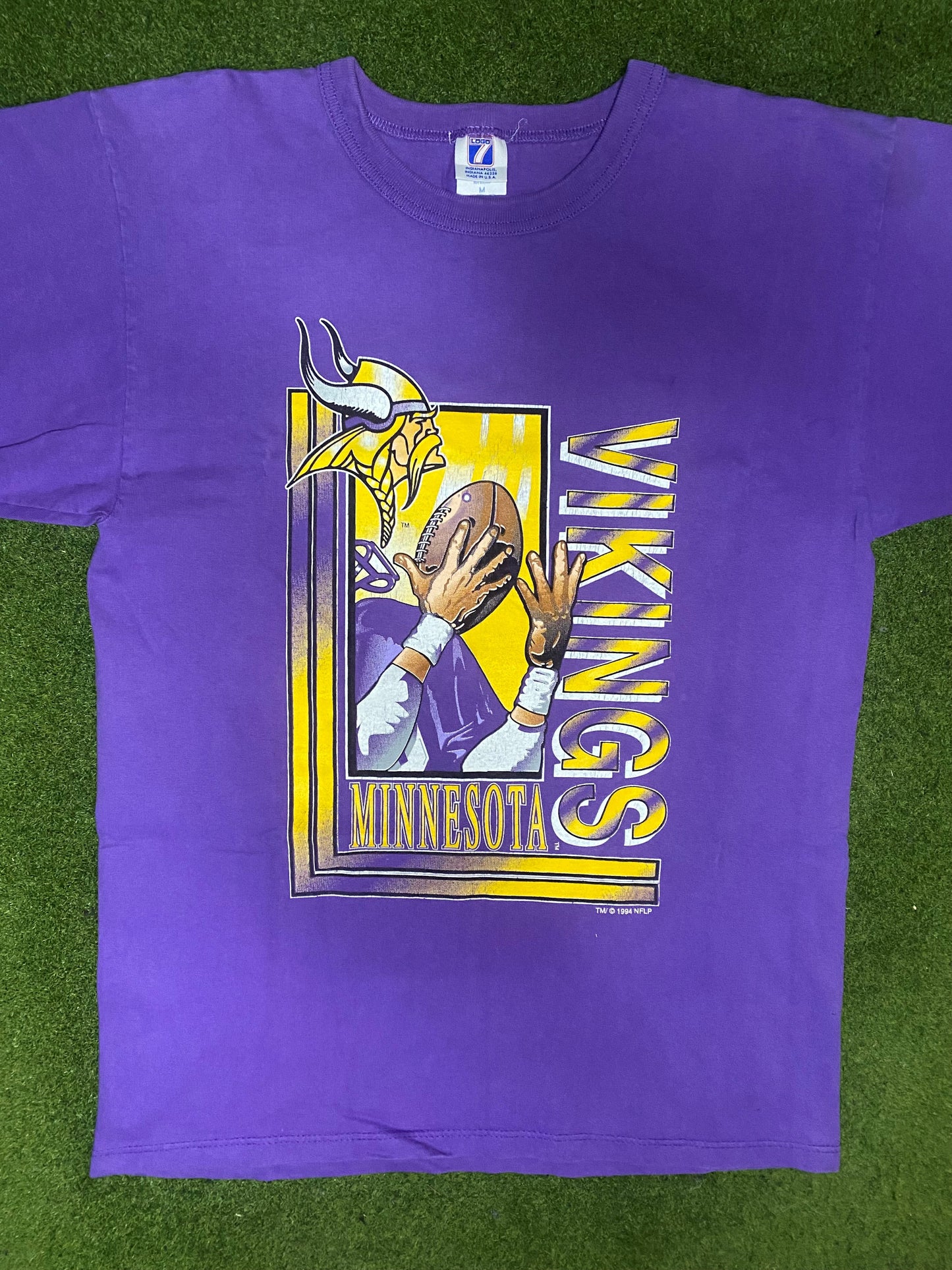1994 Minnesota Vikings - Vintage NFL T-Shirt (Medium) - Gametime Vintage