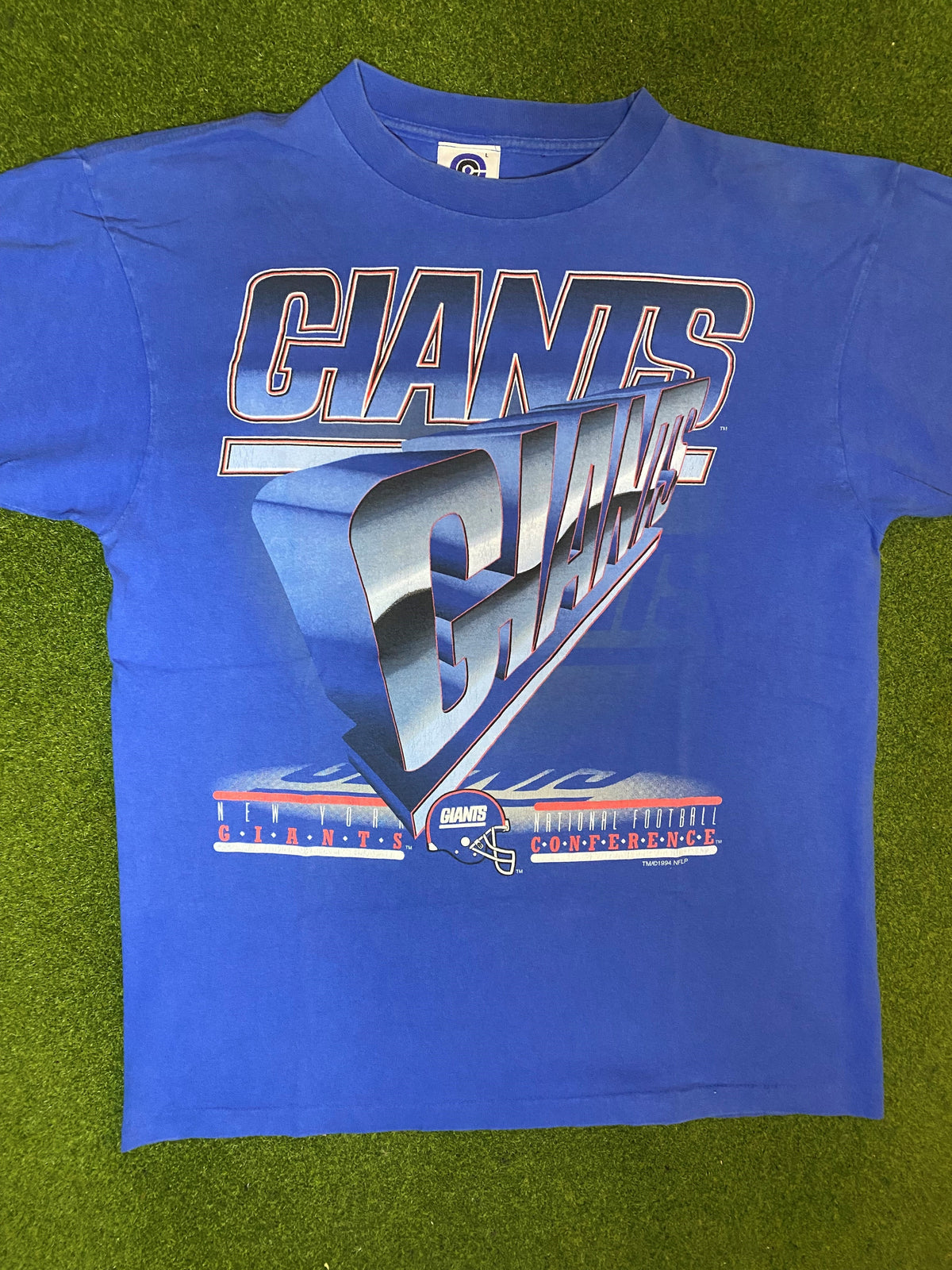 1994 New York Giants - Vintage NFL T-Shirt (Large) - Gametime Vintage