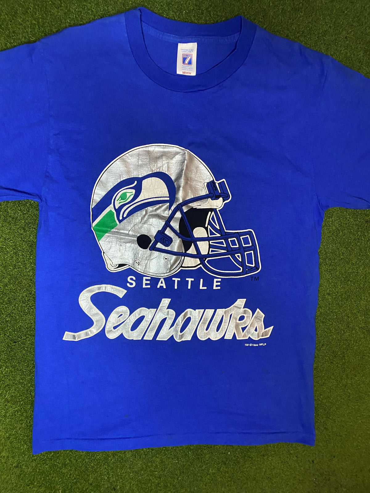 1994 Seattle Seahawks - Vintage NFL T-Shirt (Medium) - Gametime Vintage