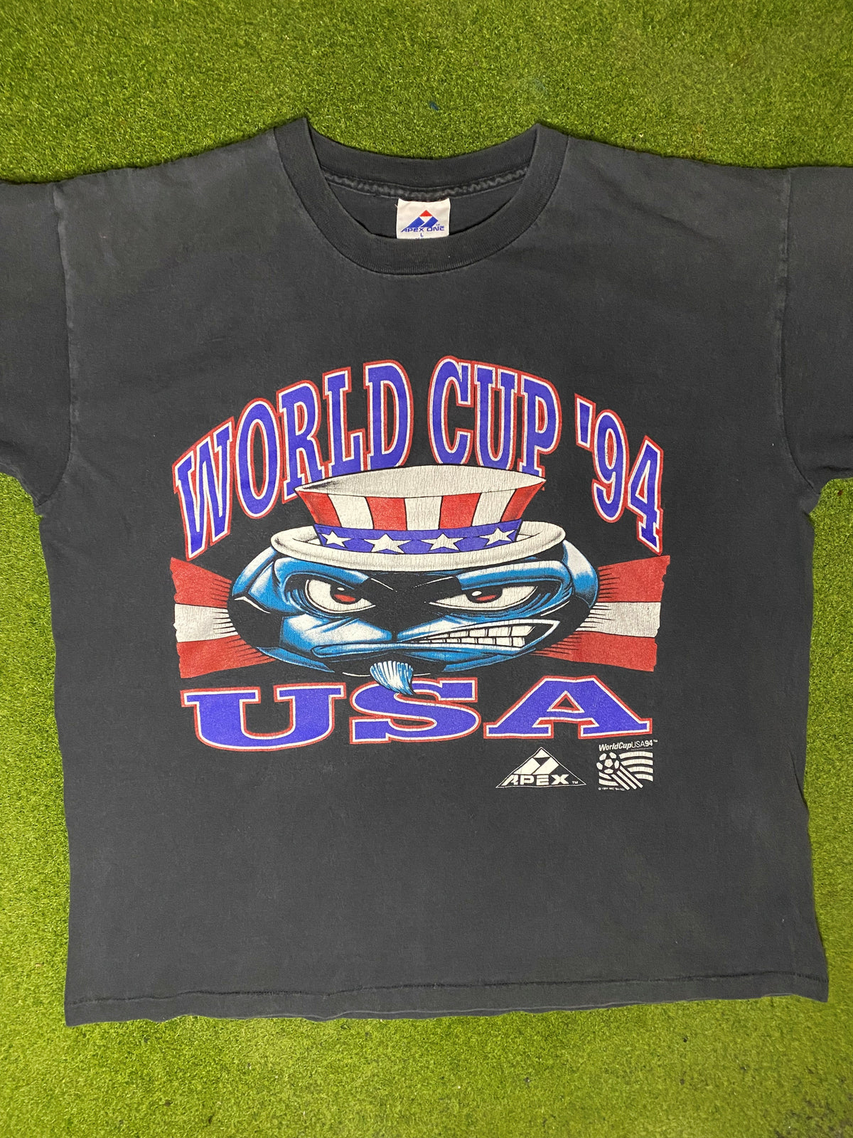1994 World Cup - USA - Vintage Soccer T Shirt (Large) - Gametime Vintage