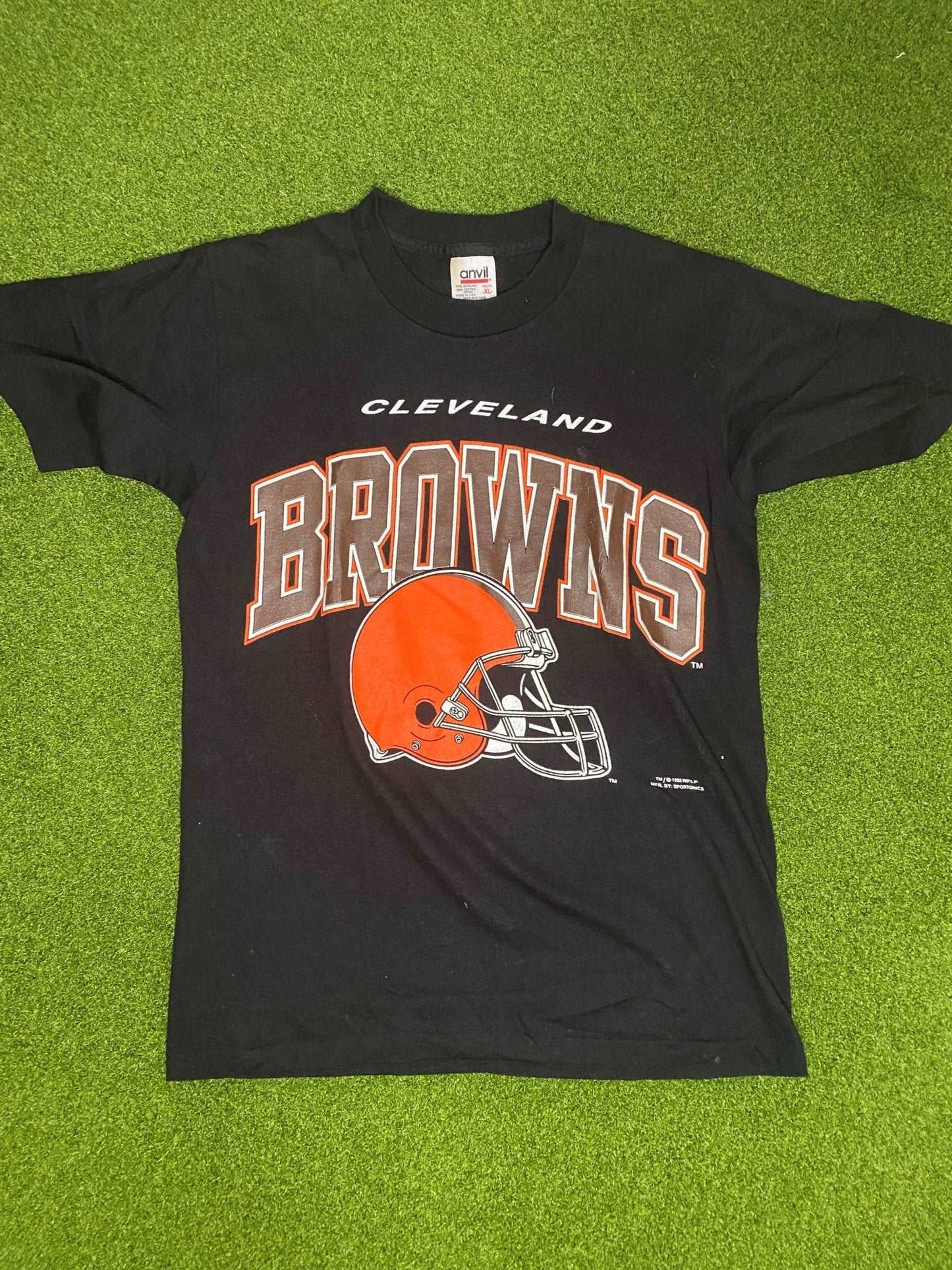1995 Cleveland Browns - Vintage NFL Tee Shirt (Youth XL) - Gametime Vintage