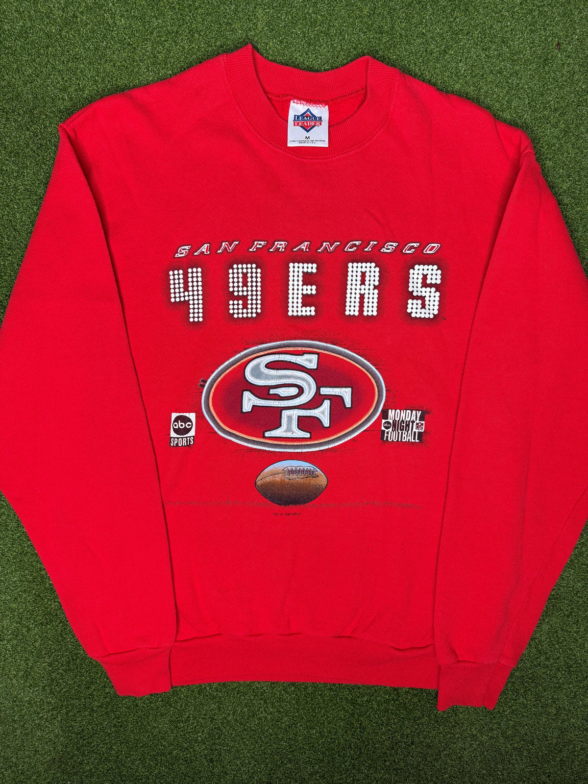 1995 San Francisco 49ers - Vintage NFL Crewneck Sweatshirt (Medium)