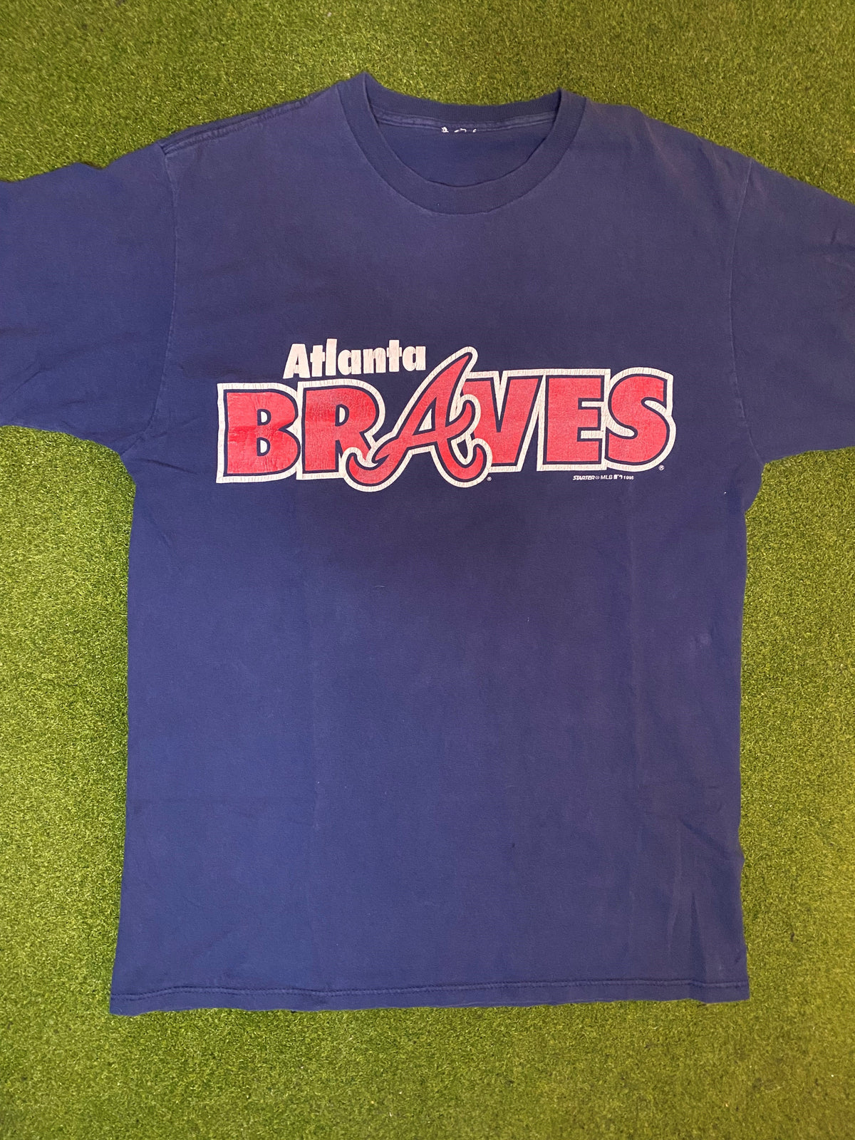 1995 Atlanta Braves - Vintage MLB T-Shirt (Large) - Gametime Vintage