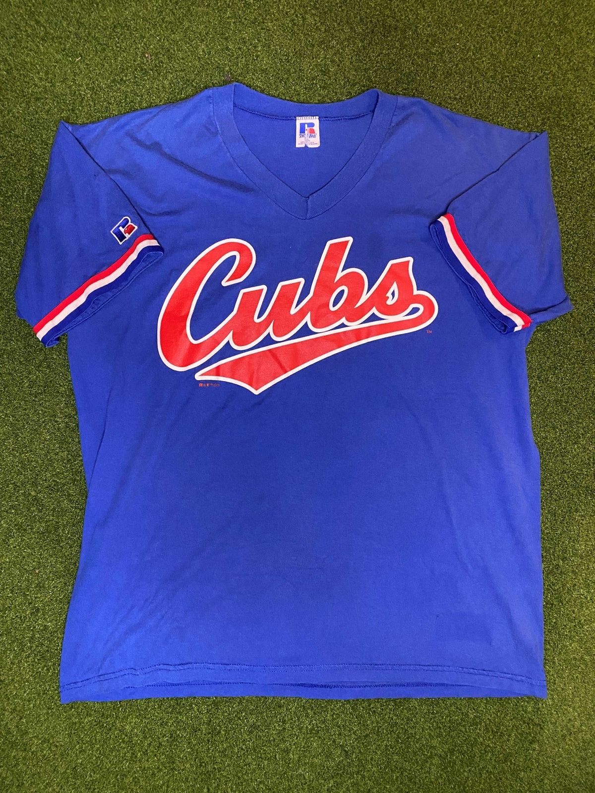 1995 Chicago Cubs - Vintage Tee Shirt Jersey (Large) - Gametime Vintage