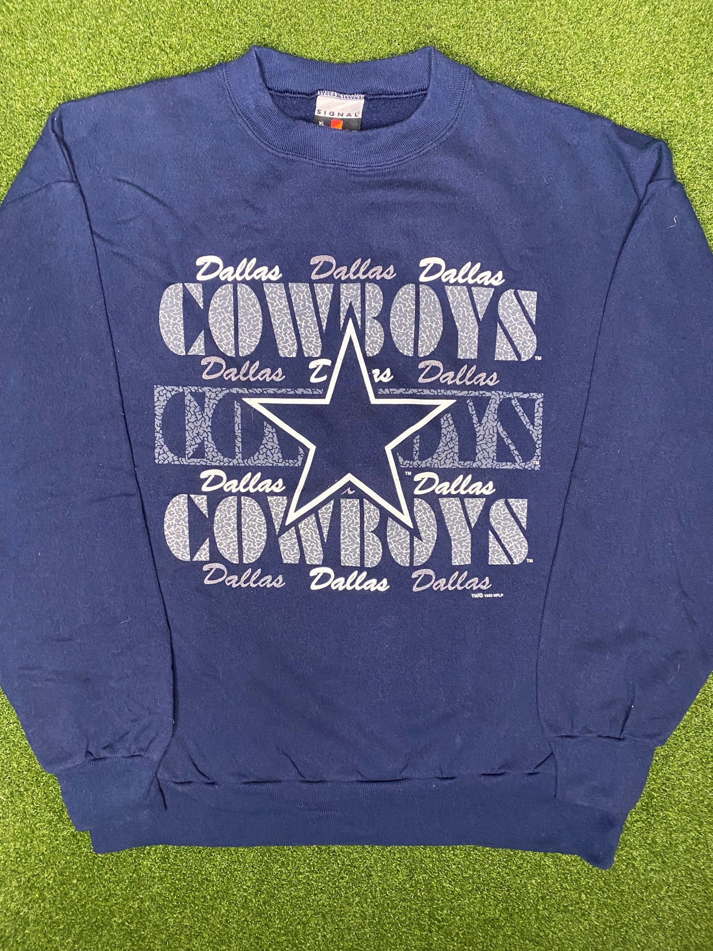 1995 达拉斯牛仔队 - 复古款 NFL 卫衣 (XL)