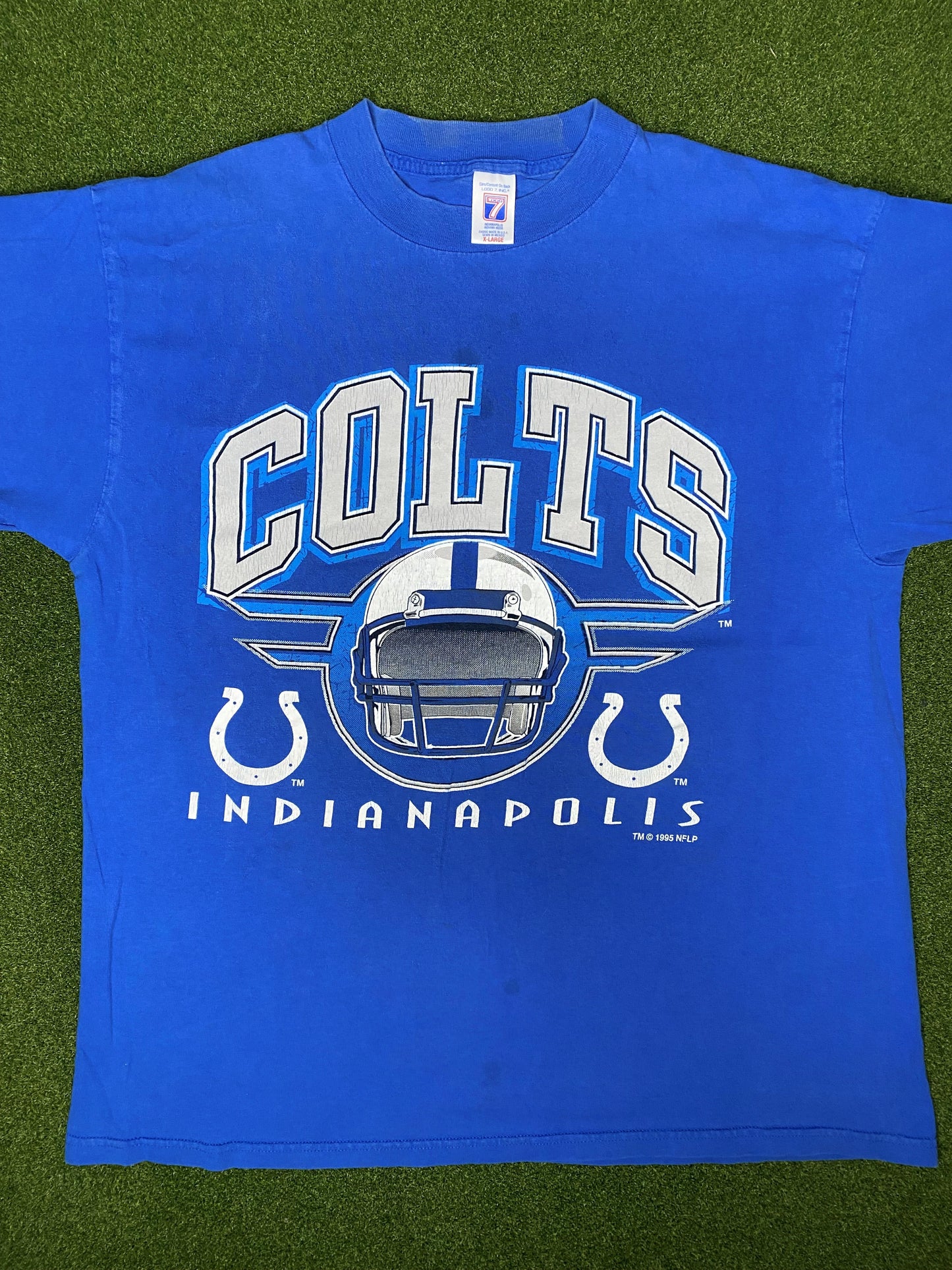 1995年印第安纳波利斯小马队 - 复古NFL T恤 (XL)