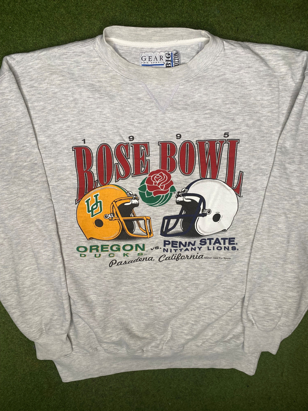 1995 Rose Bowl - Oregon Ducks Vs Penn State Nittany Lions - Vintage College Sweatshirt (Large)