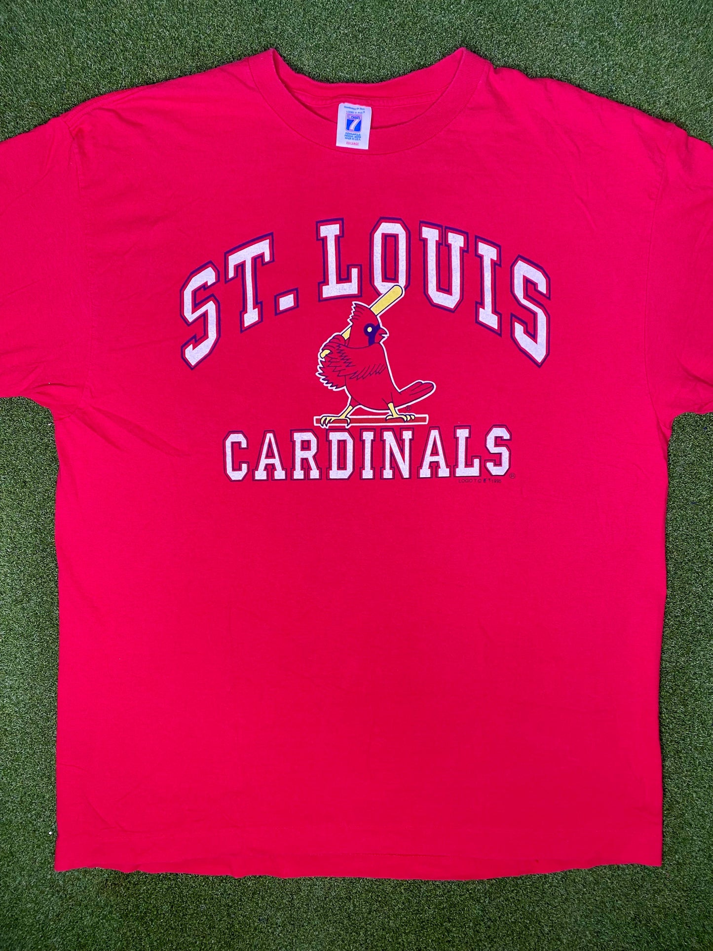 1995年圣路易斯红雀队 - 复古MLB T恤 (3XL)